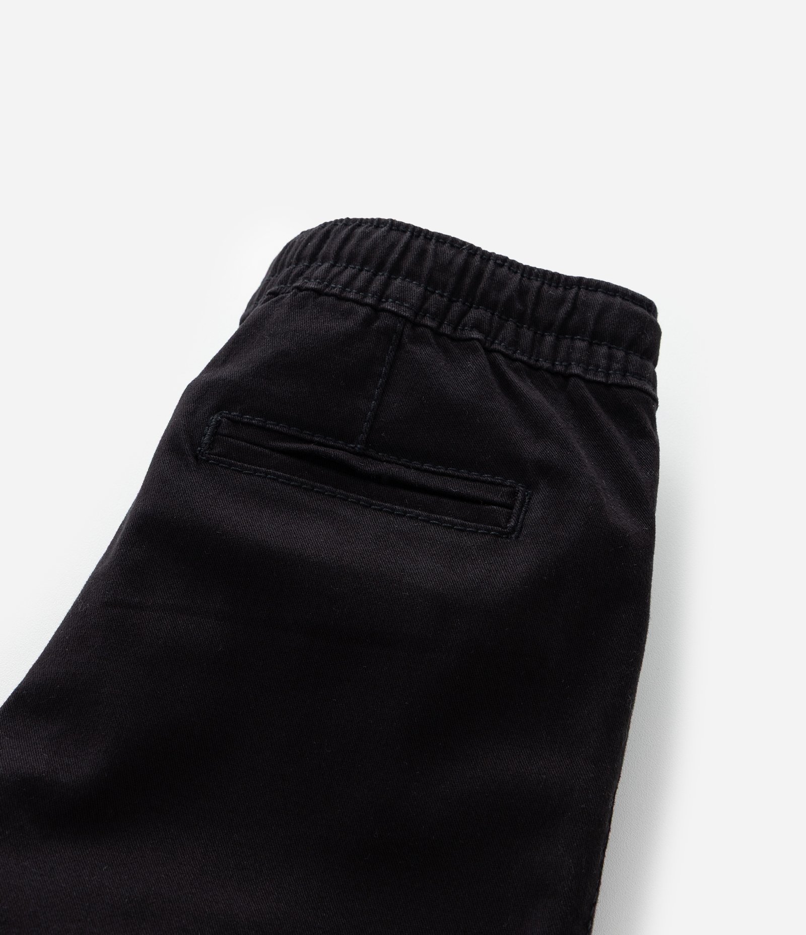 Calça Jogger Infantil em Sarja Básica - Tam 1 a 6 anos Preto 6