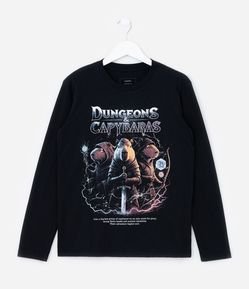 Camiseta Infantil em Algodão Estampa Capivaras - Tam 5 a 14 anos