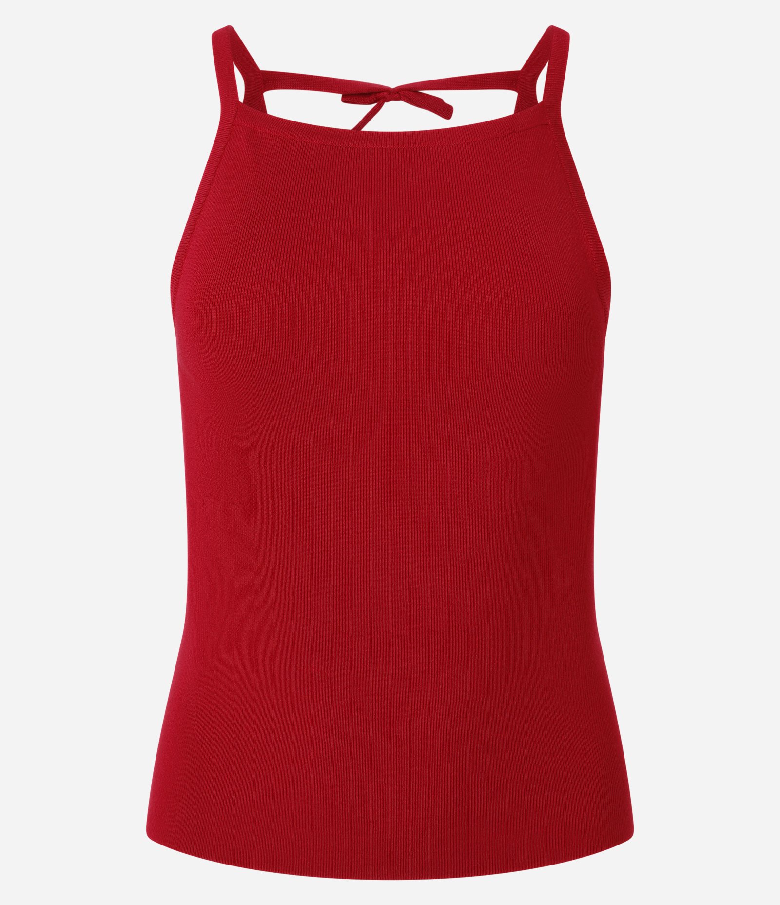 Blusa em Tricô com Lacinhos nas Costas Vermelho 6