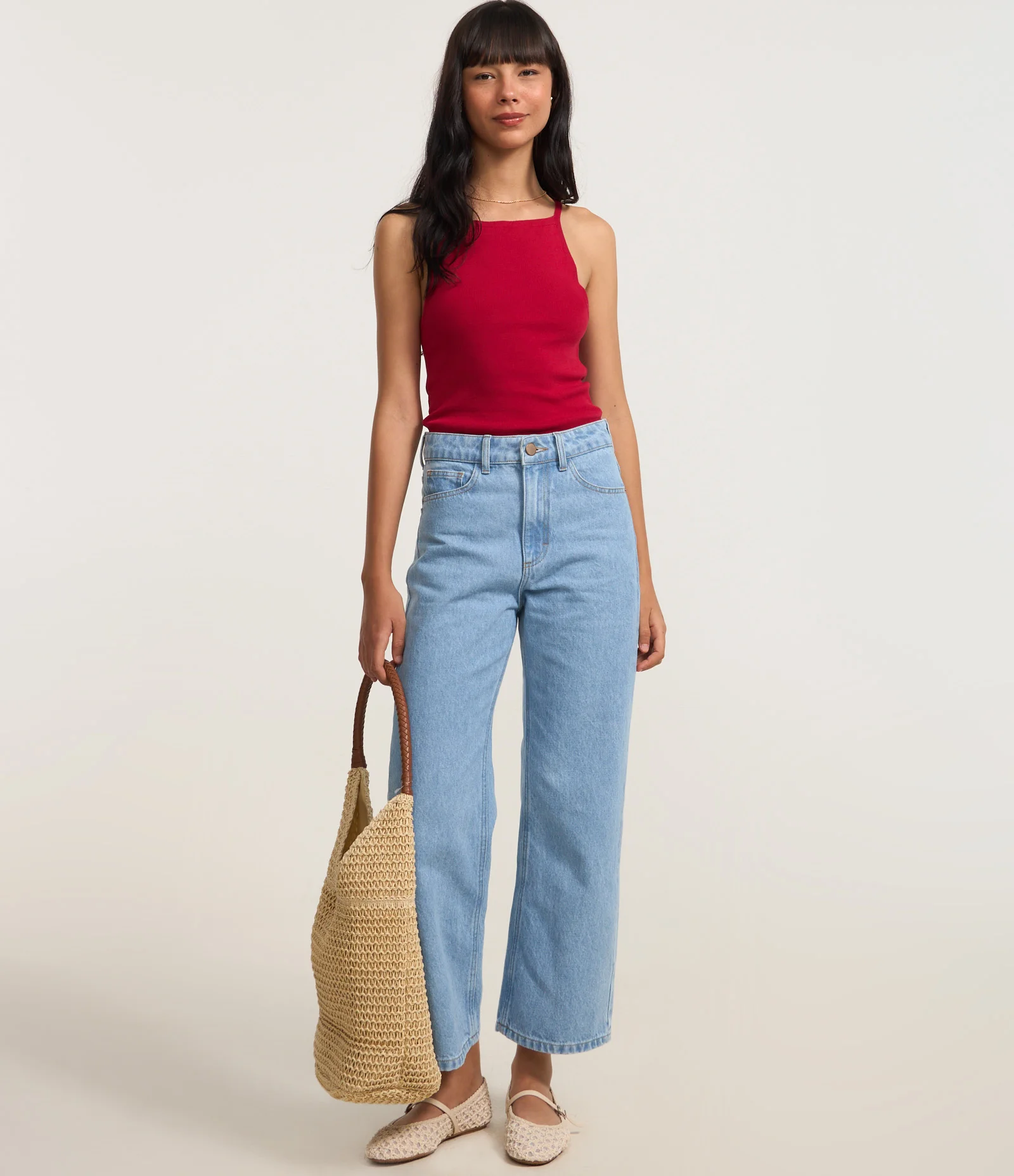 Blusa em Tricô com Lacinhos nas Costas Vermelho 2