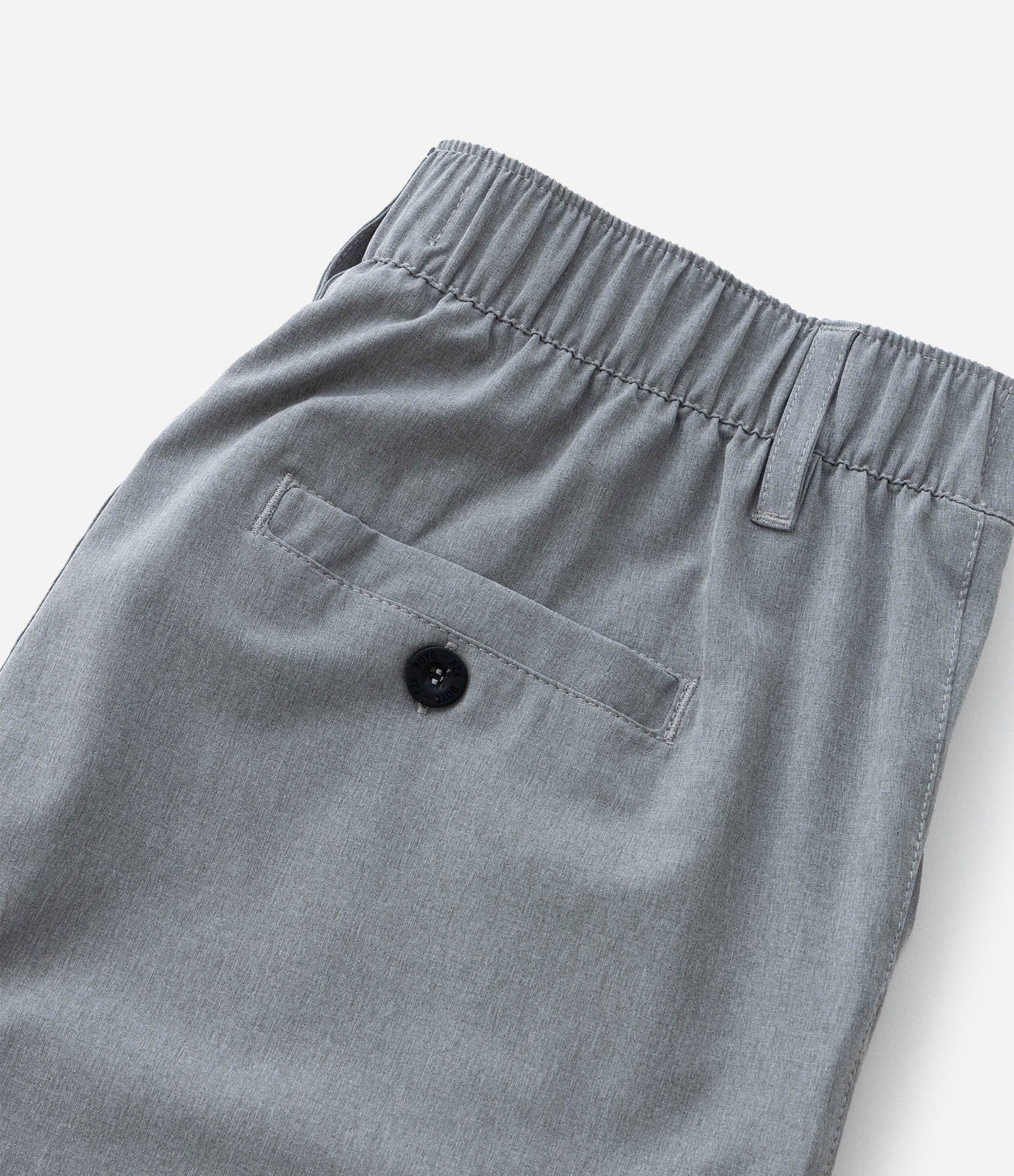 Bermuda Infantil em Microfibra com Bolsinhos - Tam 5 a 14 Anos Cinza 4