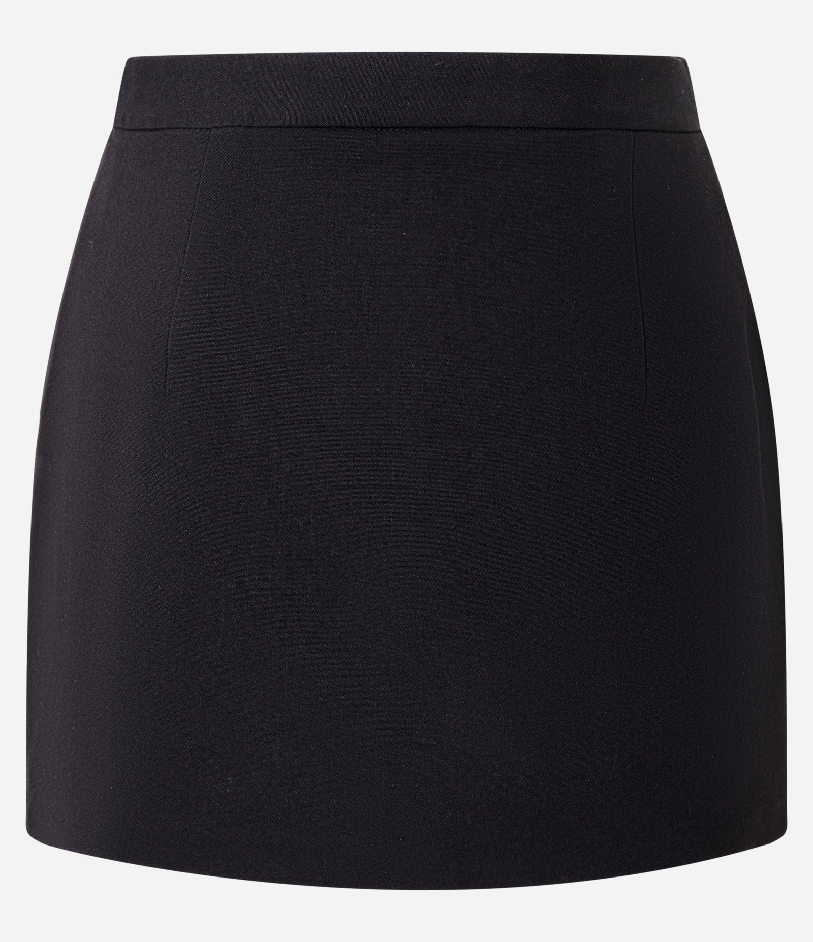 Short Saia Ajustado Alfaiatado com Mini Bolsos Preto 6