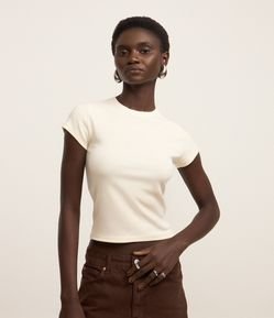 Blusa Básica Justinha e Alongada em Ribana