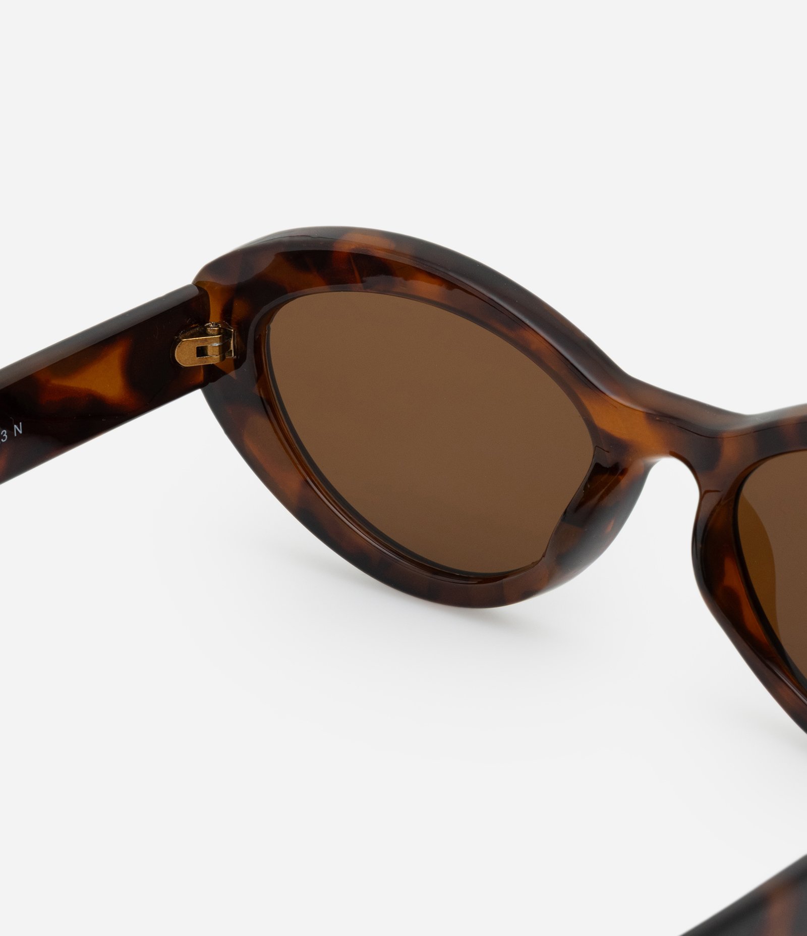 Óculos de Sol Gateado com Estampa Animal Print Marrom 3