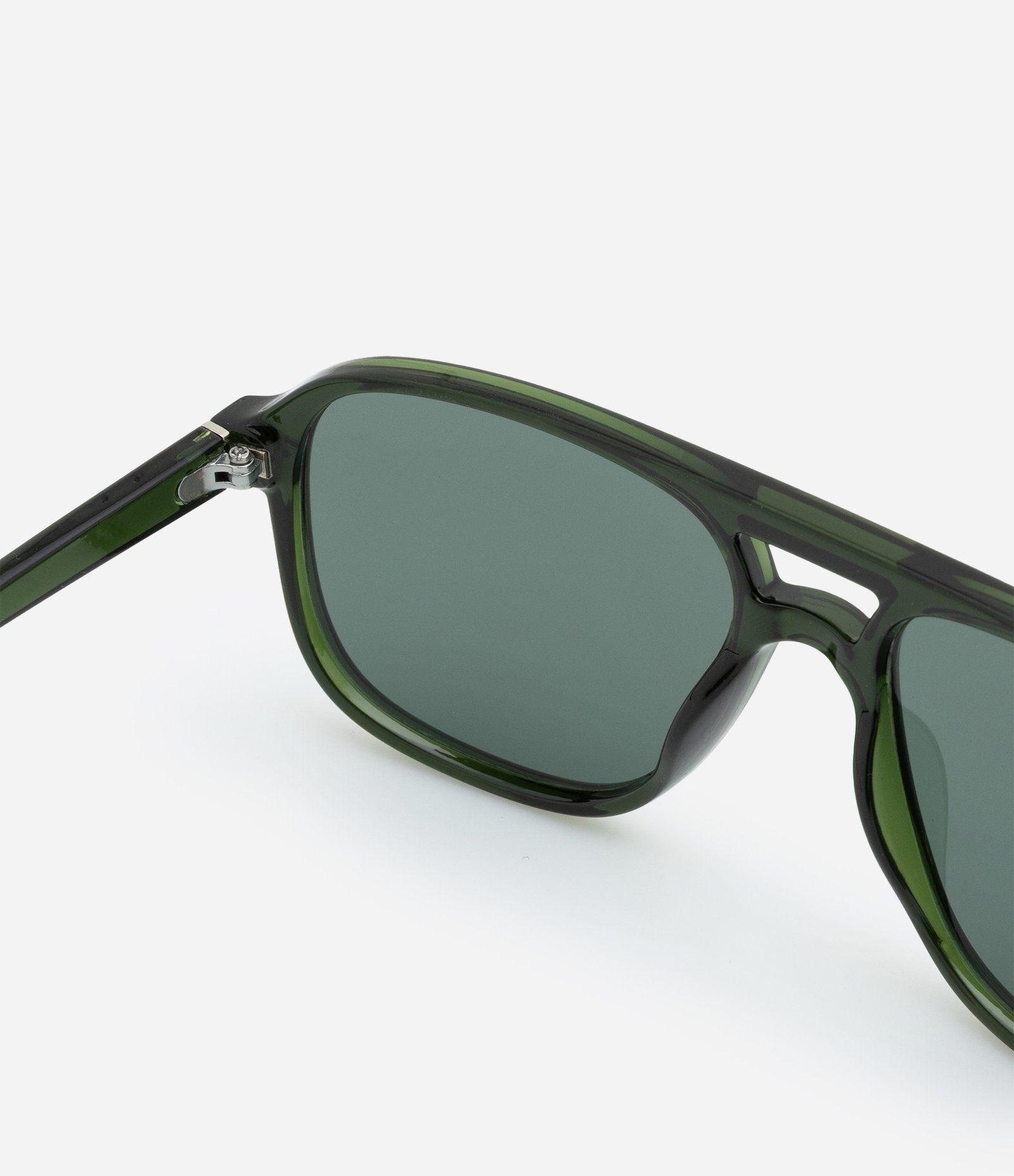 Óculos Aviador com Ponte Dupla Verde 4