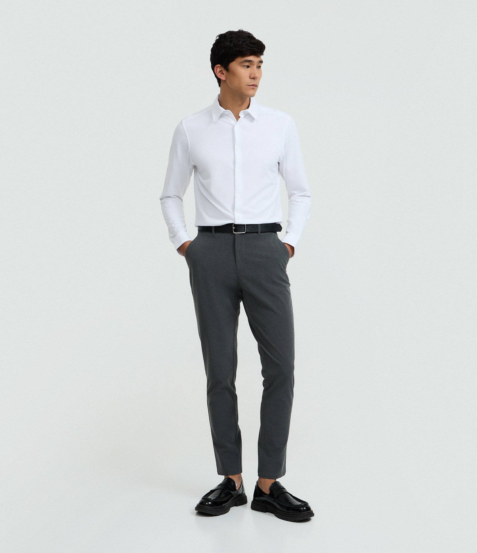 Camisa Slim Performance Easy Care Ultra Conforto Branco 2