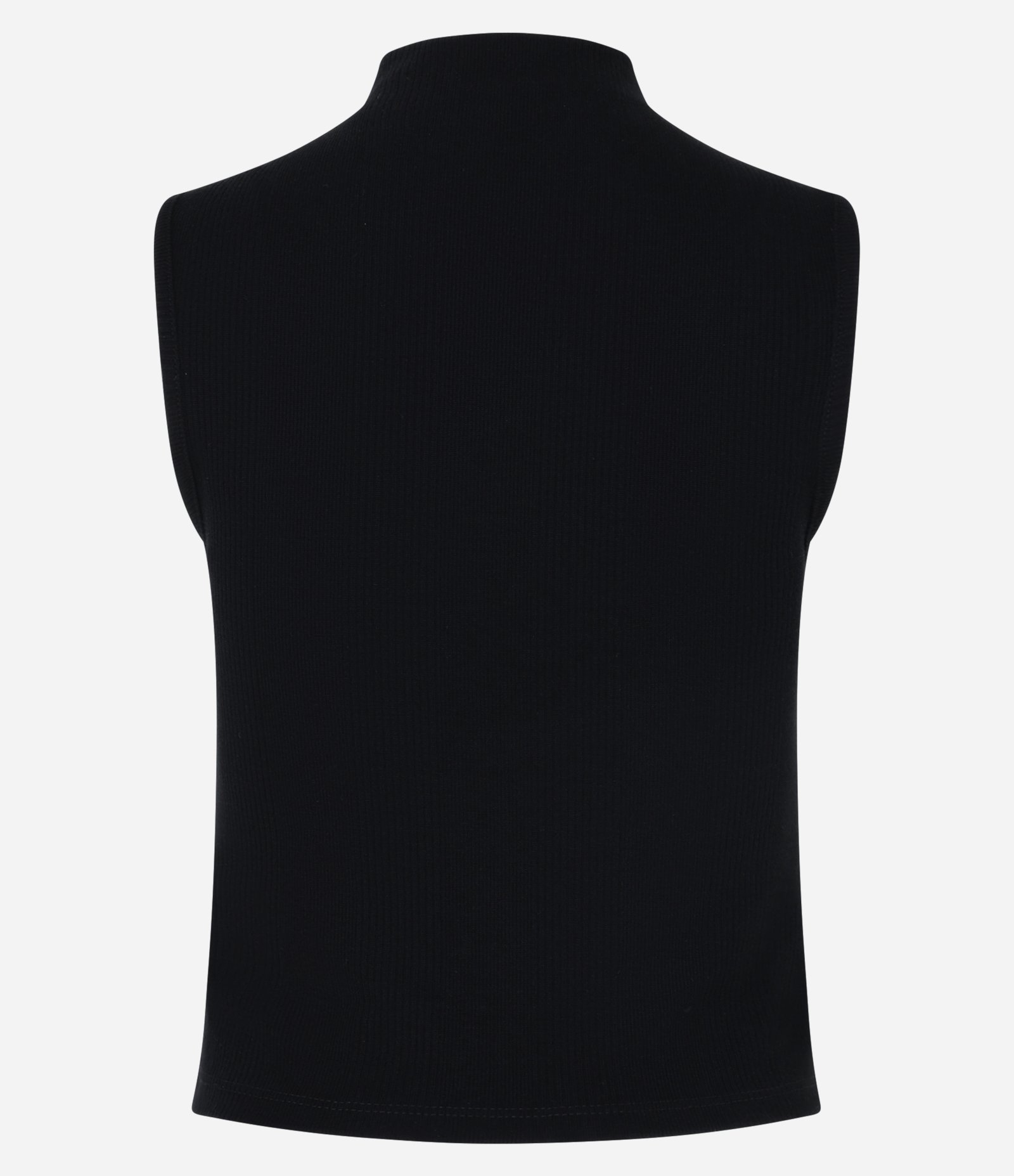 Blusa em Ribana com Golinha Alta Preto 6