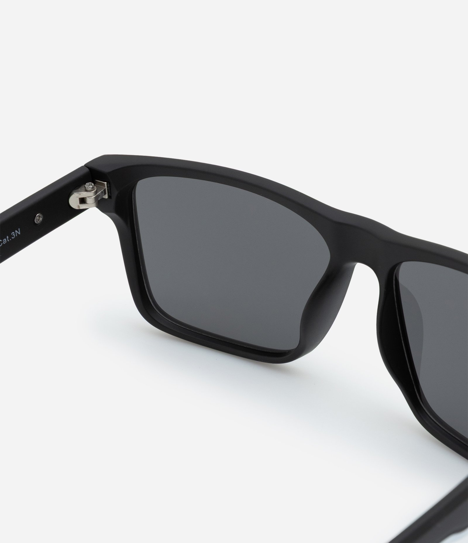 Óculos de Sol Quadrado com Lente Fumê Preto 3