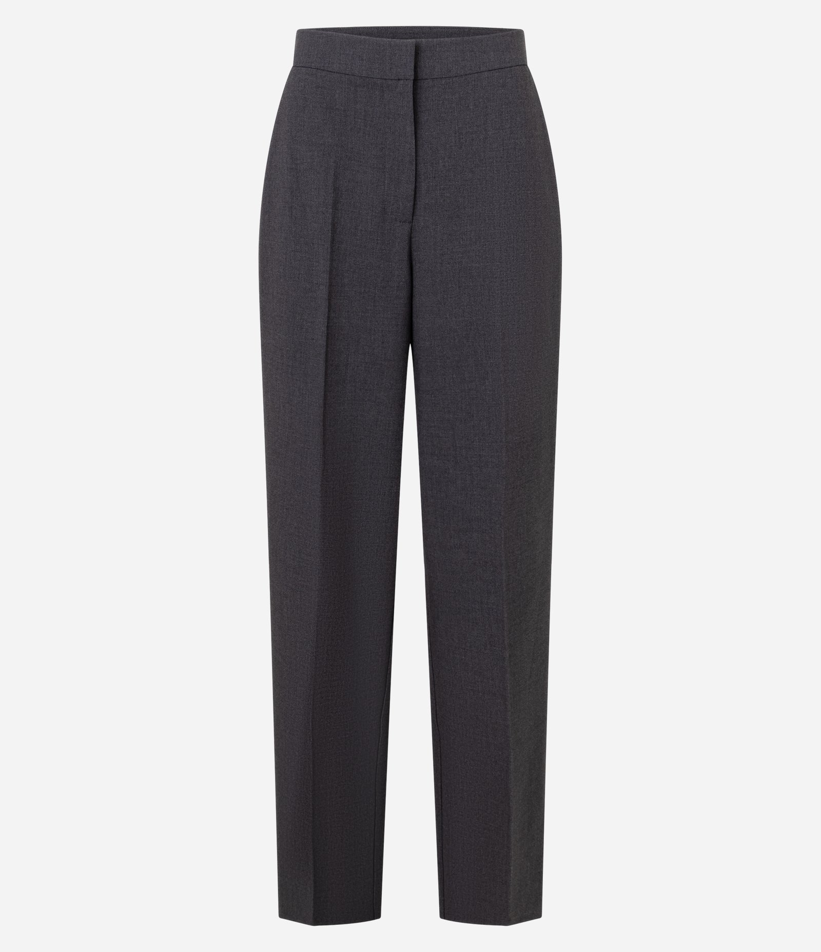 Calça Reta em Alfaiataria com Bolso Faca Cinza 4