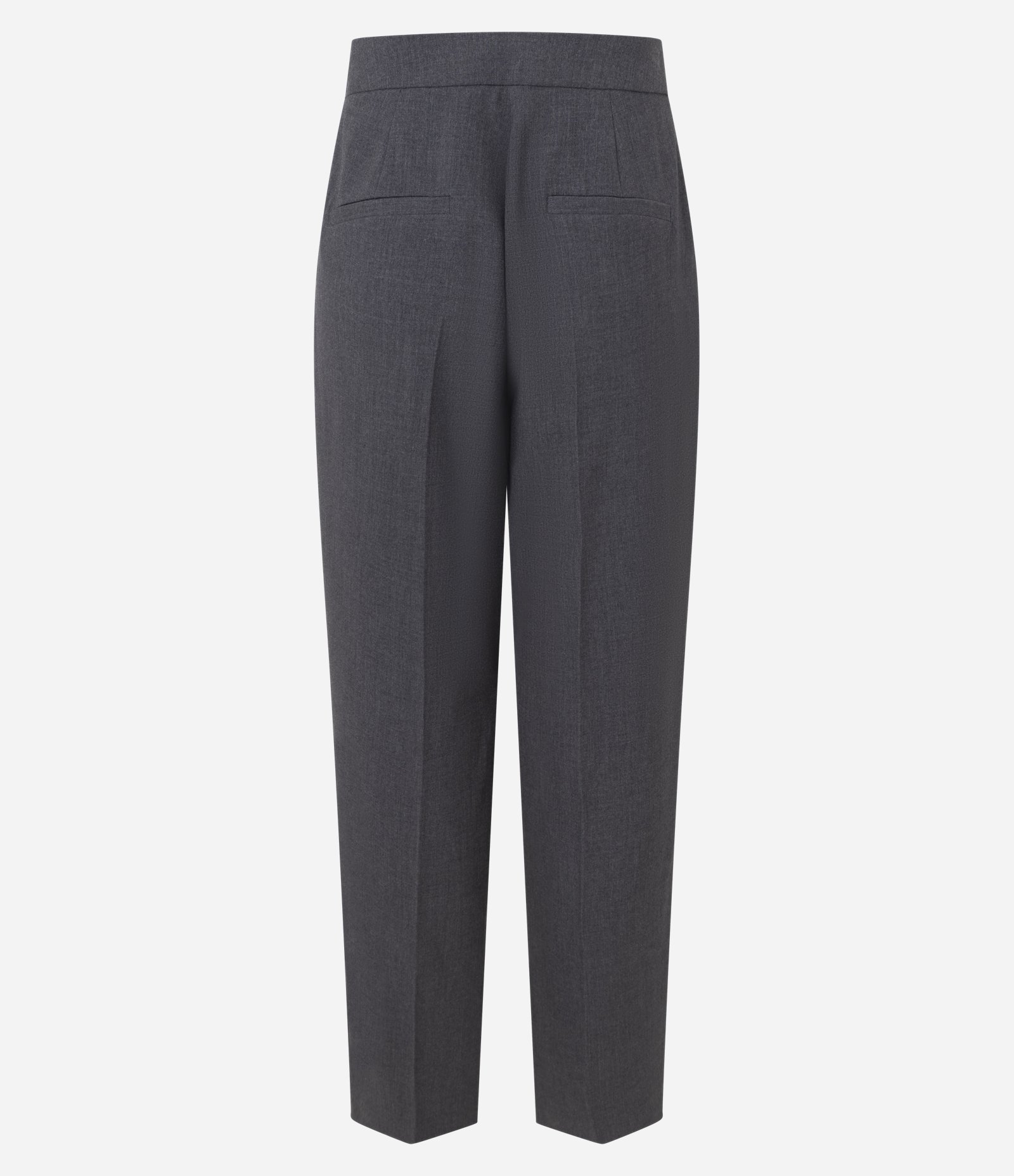 Calça Pantalona em Alfaiataria com Bolso Faca Cinza 7