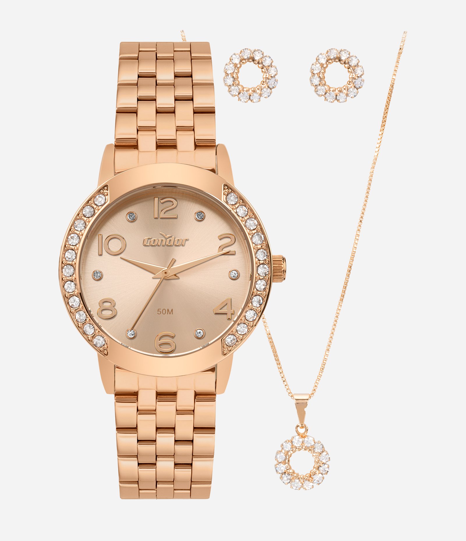 Relógio Analógico Feminino Condor Rosé 1