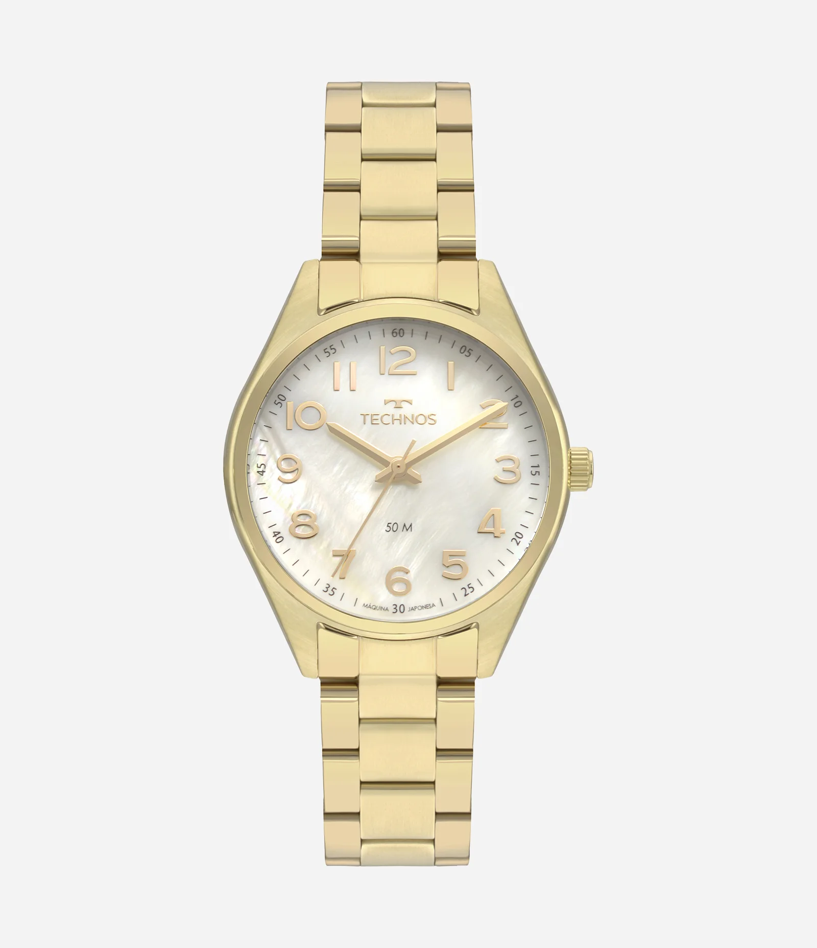 Relógio Analógico Feminino Technos Dourado 1