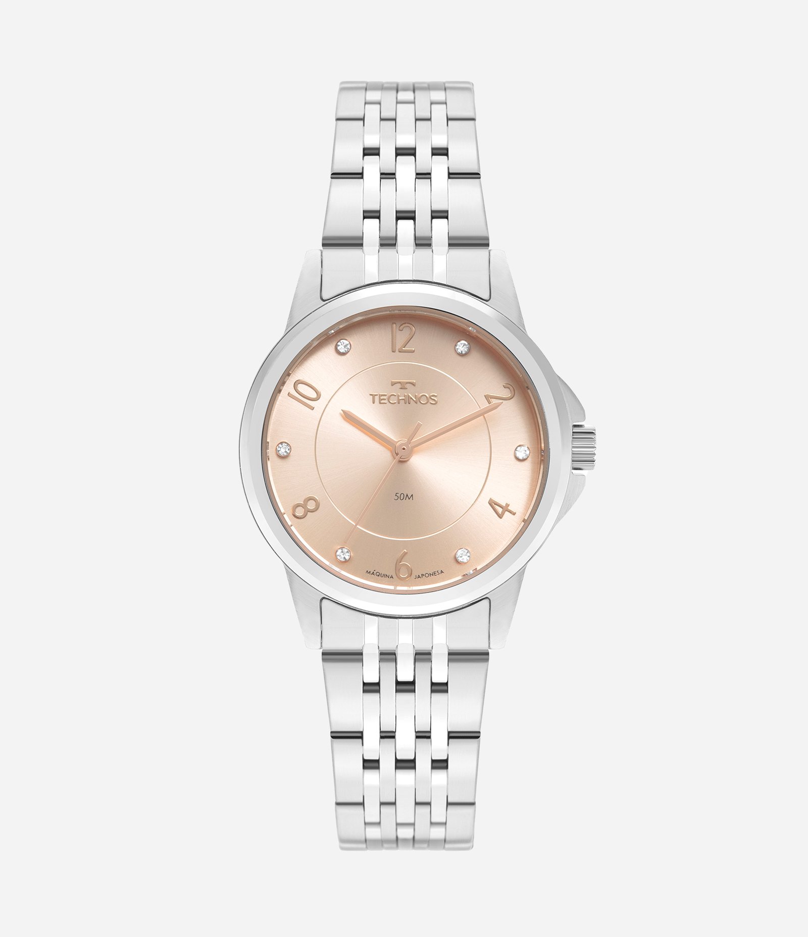 Relógio Analógico Feminino Technos Prata 1