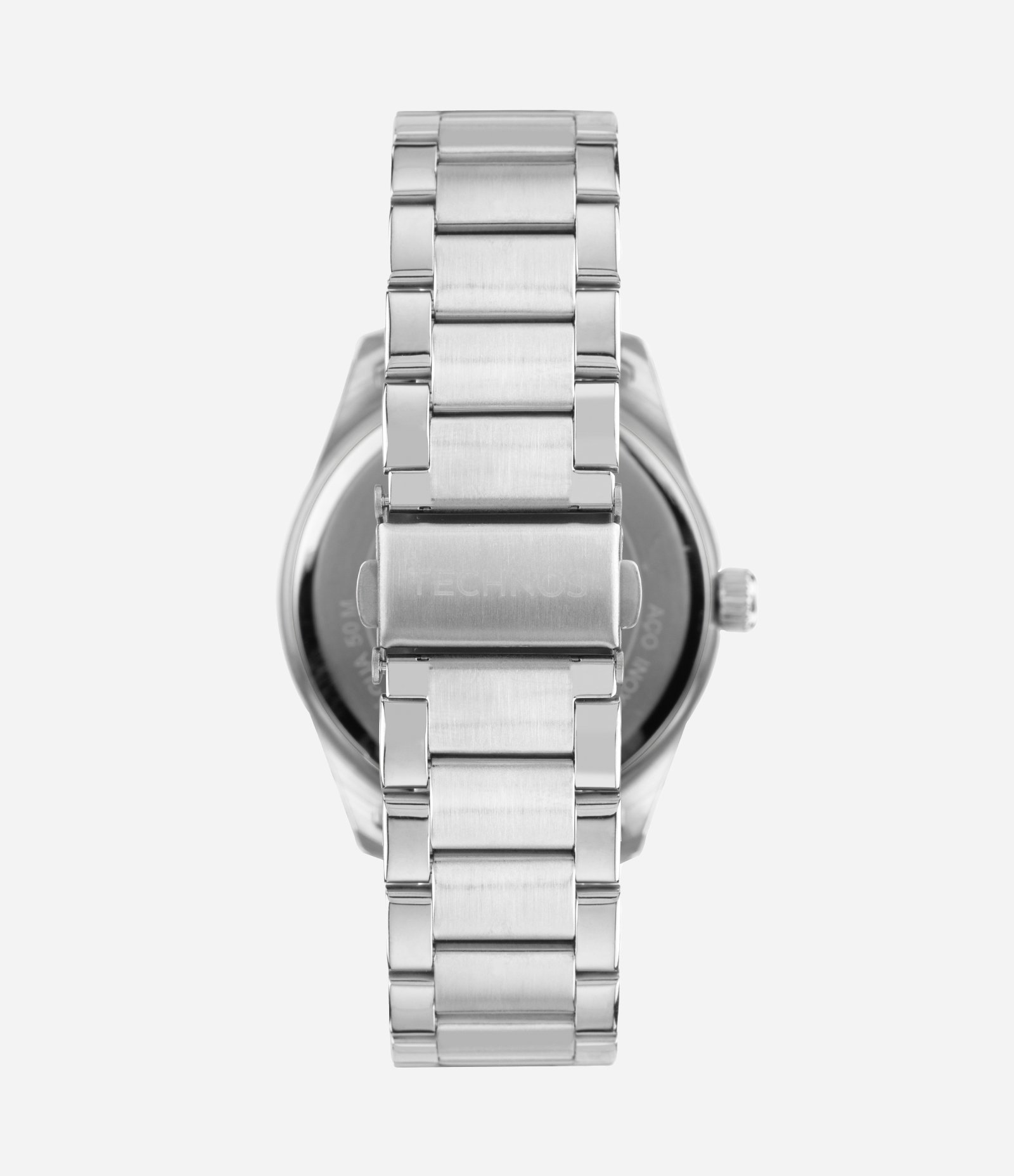 Relógio Analógico Masculino Technos Prata 3