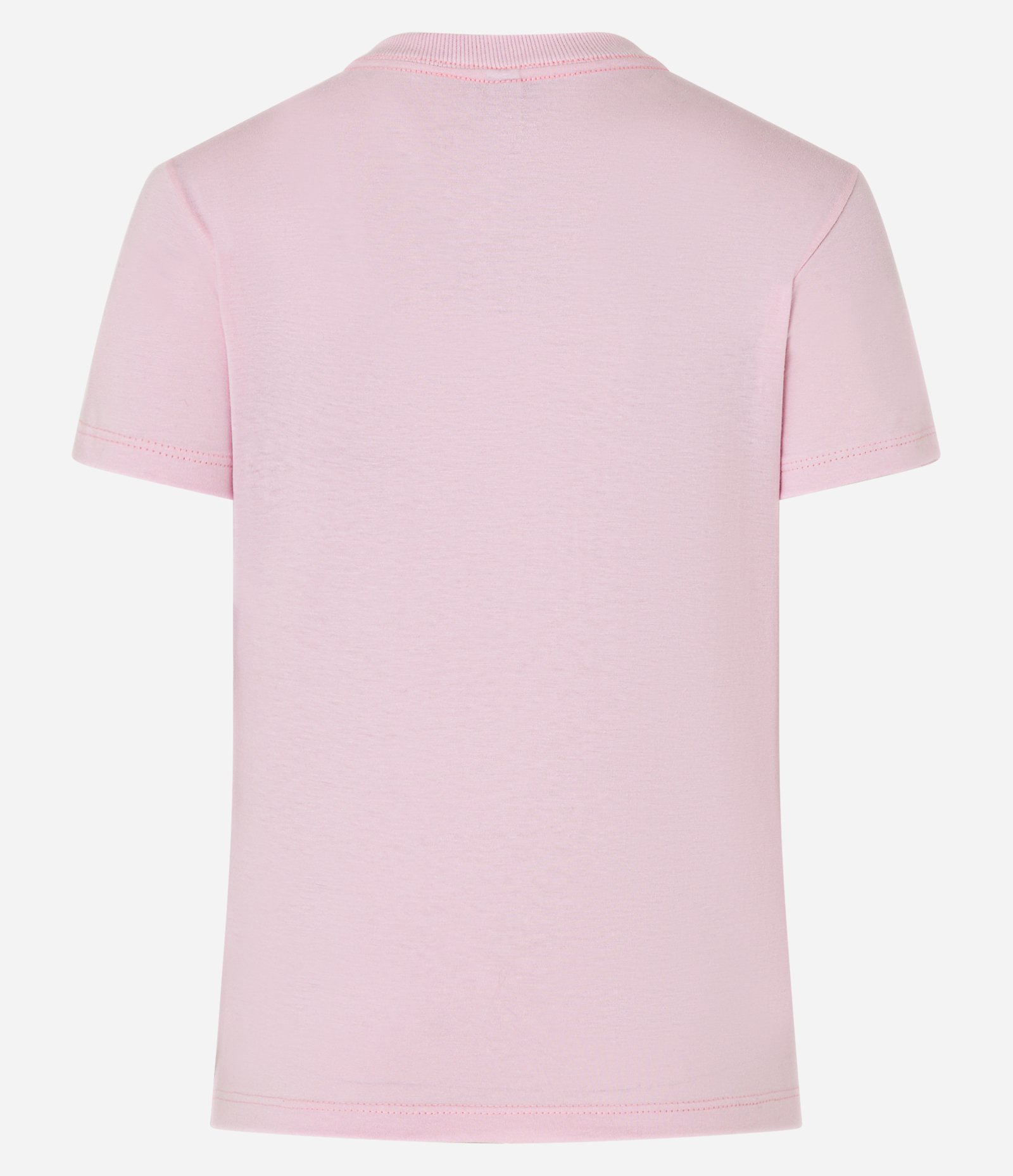 Camiseta Regular Básica em Algodão Rosa Claro 6