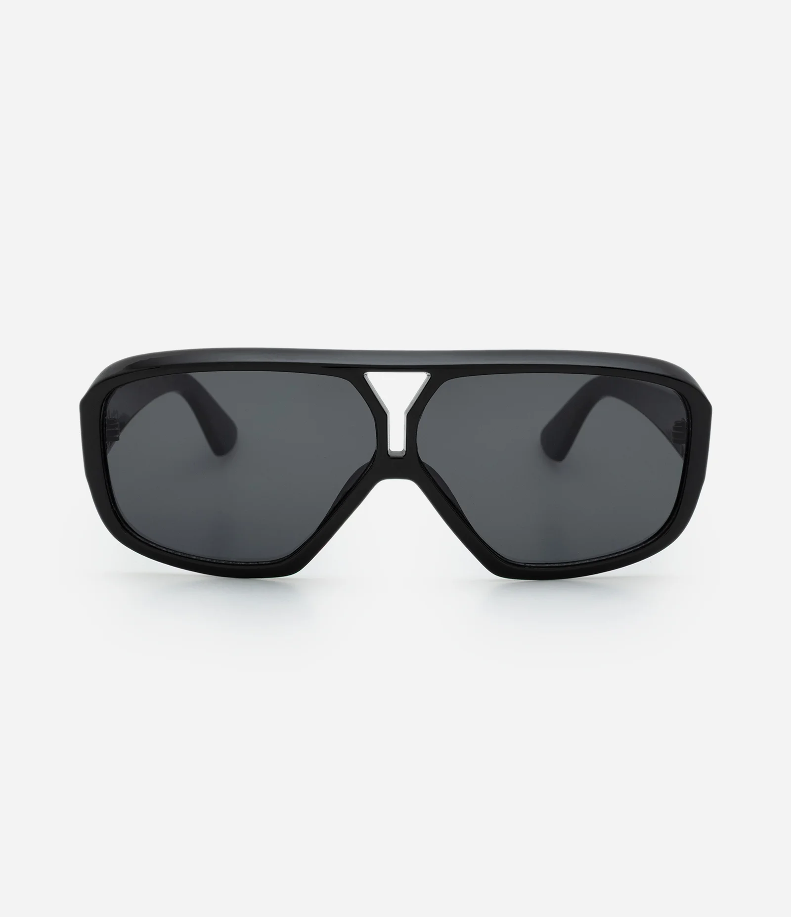 Óculos de Sol Quadrado com Lente Fume Preto 2