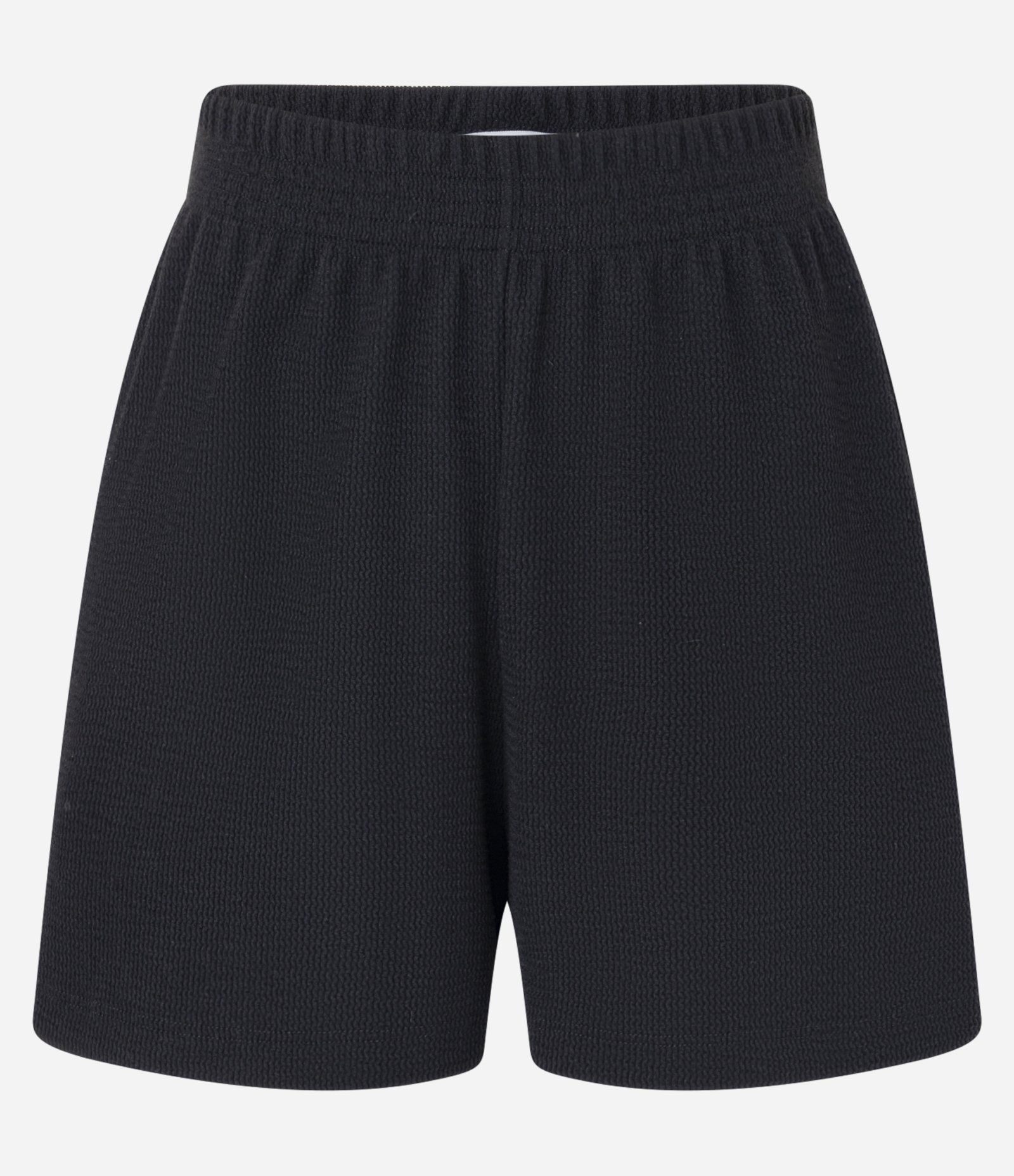 Short em Ribana com Bolsos Laterais Preto 4