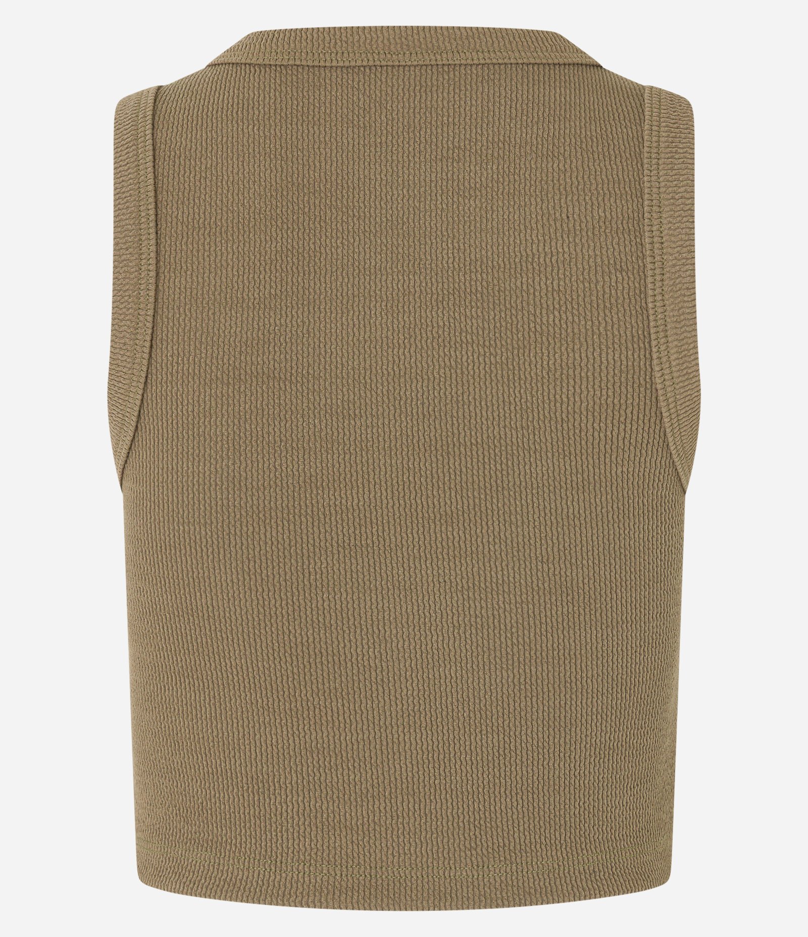 Blusa em Ribana com Botões Frontais Verde 8