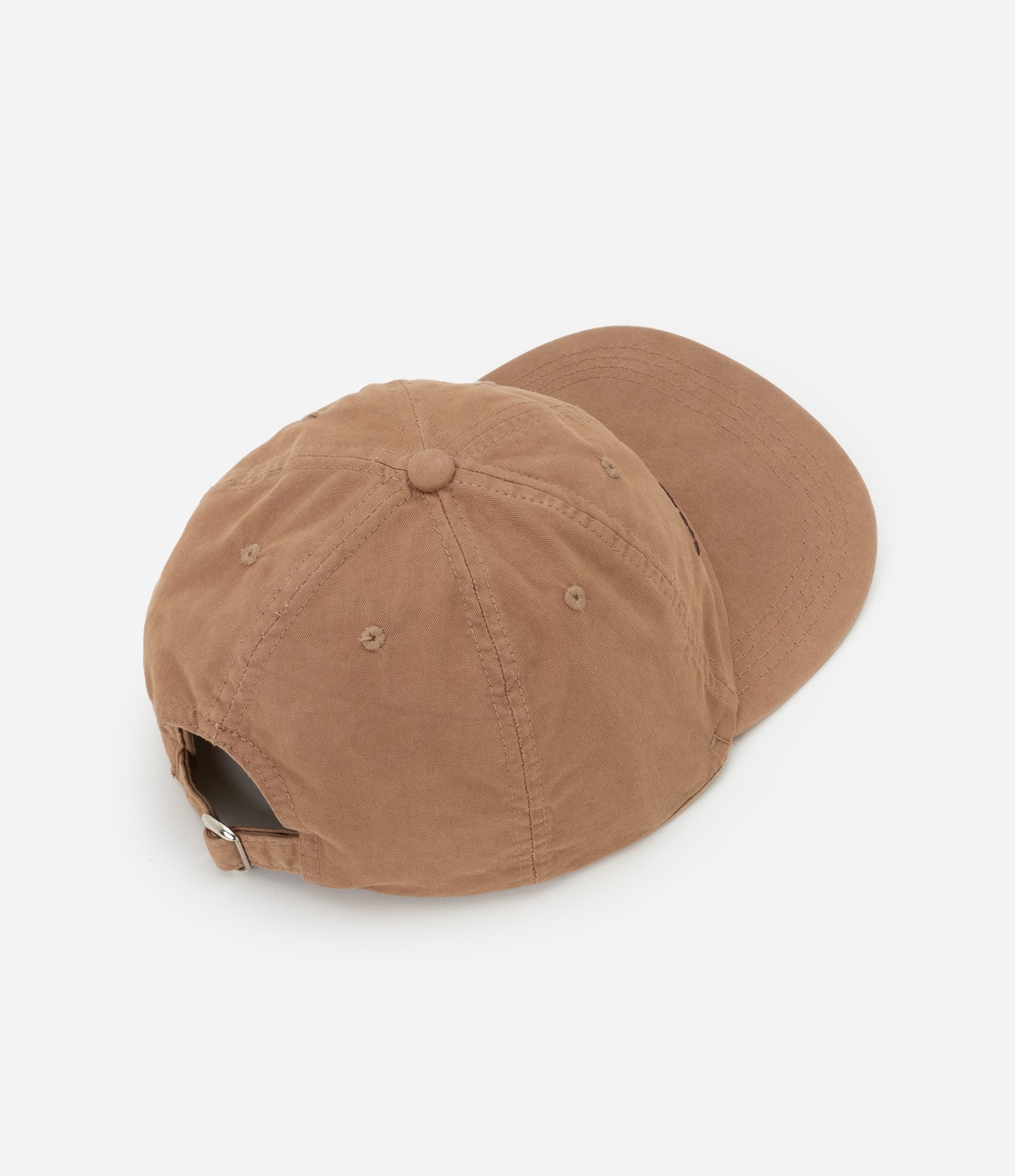 Boné Aba Curva em Sarja com Bordado Western Rodeo Marrom 3