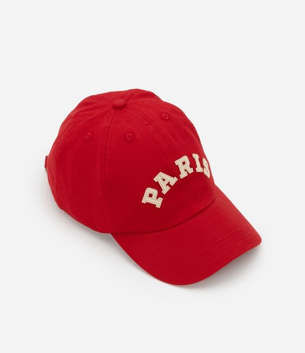 Boné Aba Curva em Sarja com Patch Paris