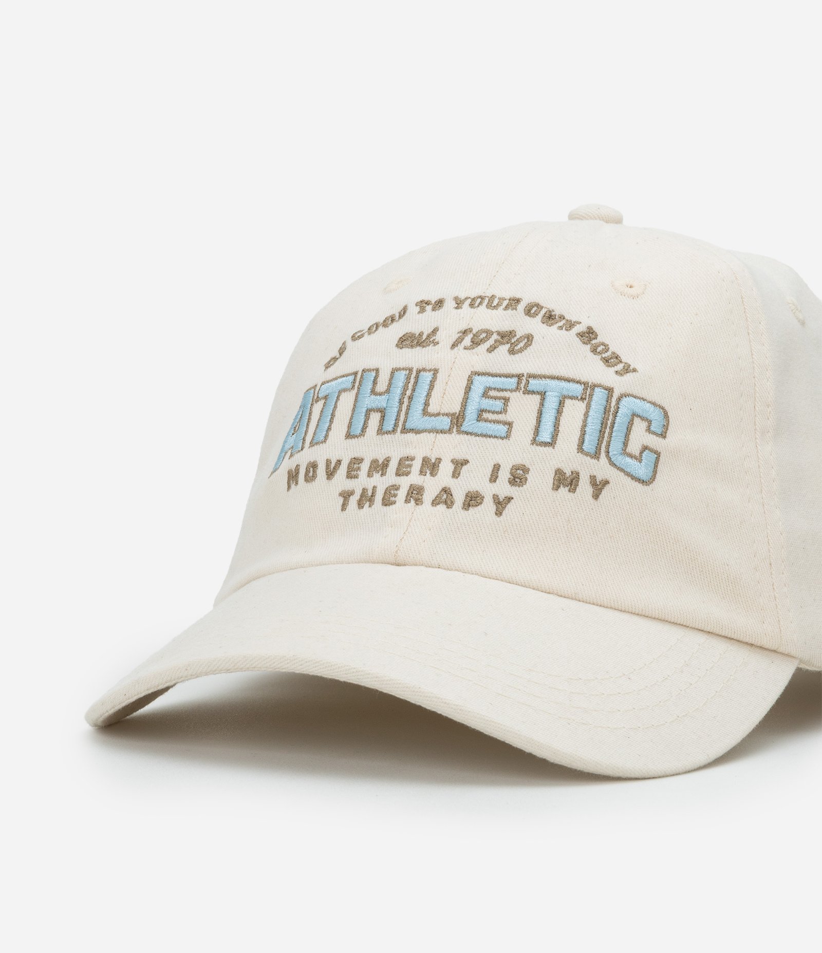 Boné Aba Curva em Sarja com Bordado Atlhetic Off White 5