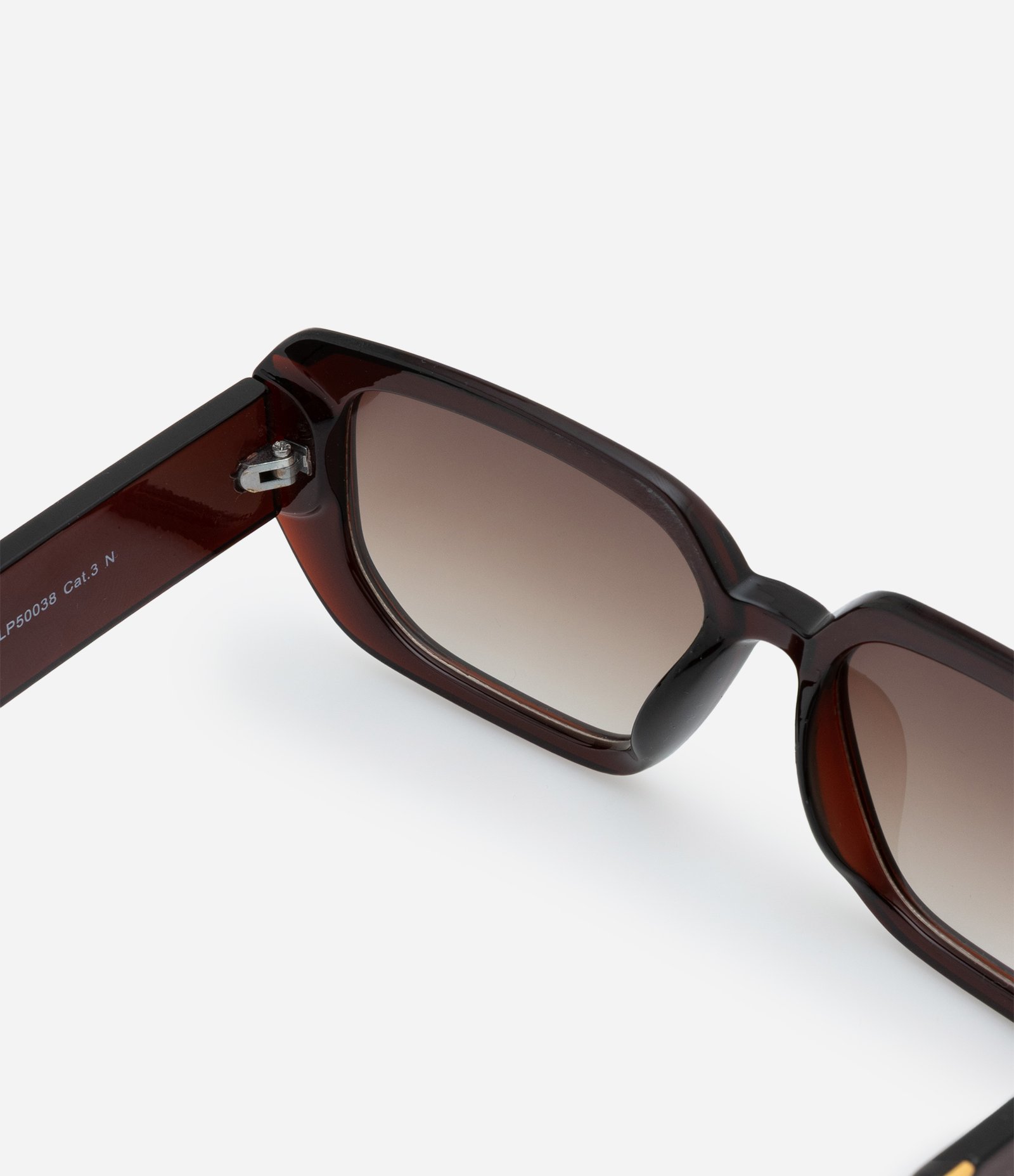 Óculos de Sol Quadrado com Lentes Degrade Marrom 3