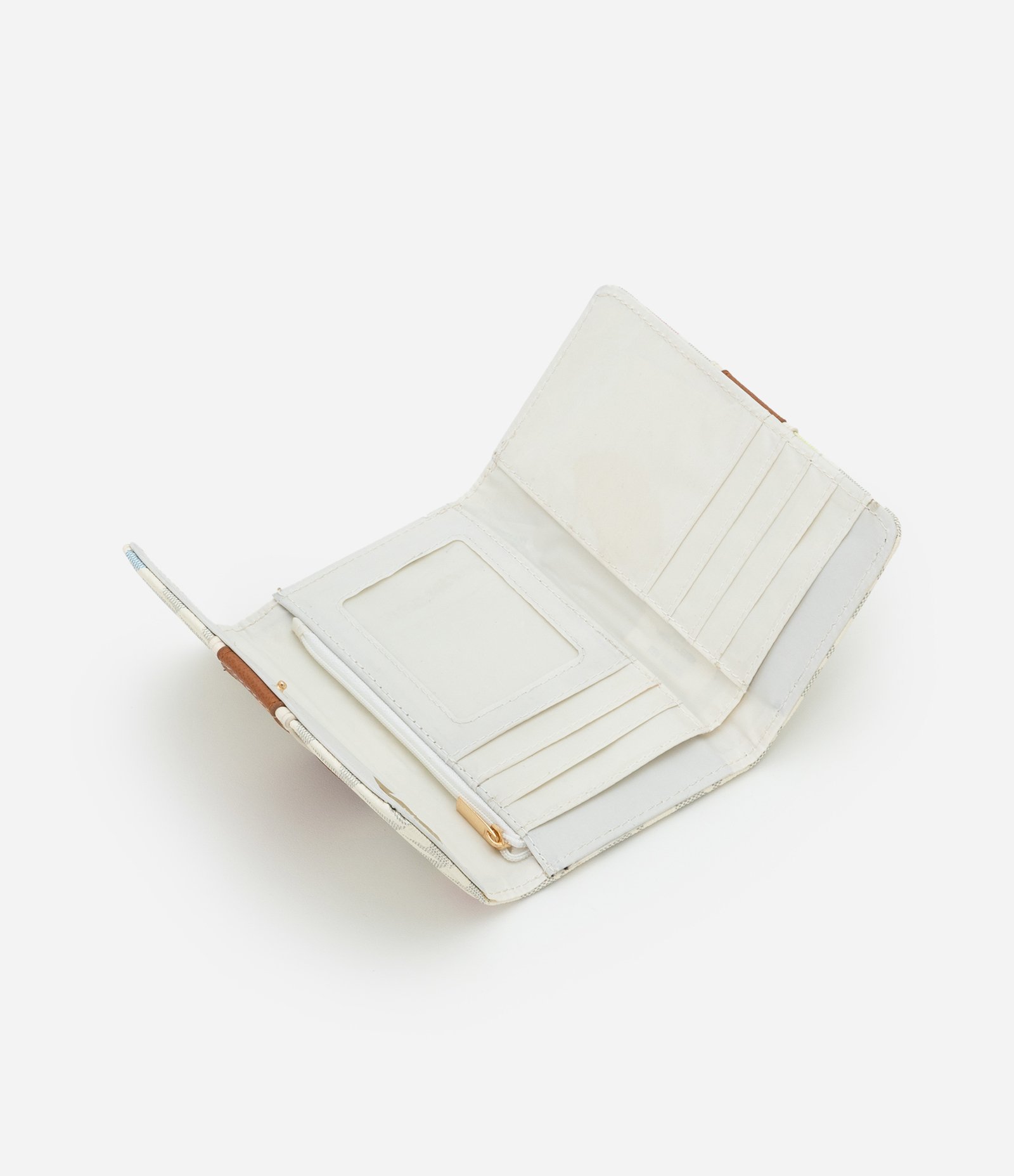Carteira Envelope Média com Estampa Triangular Off White 5