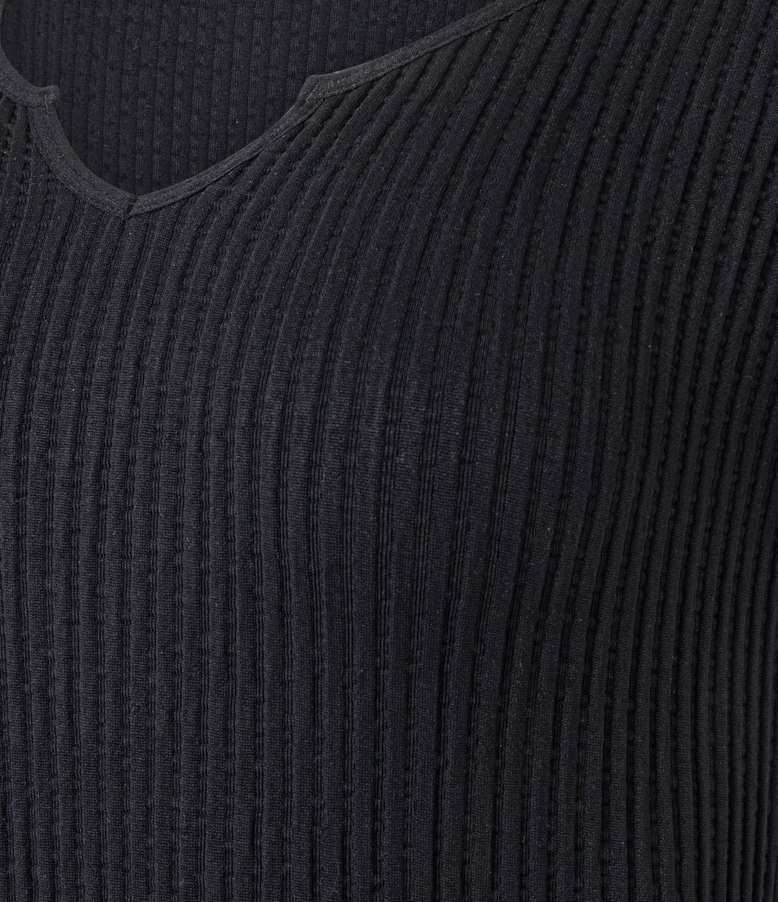 Body Seamless com Textura Canelada Preto 5