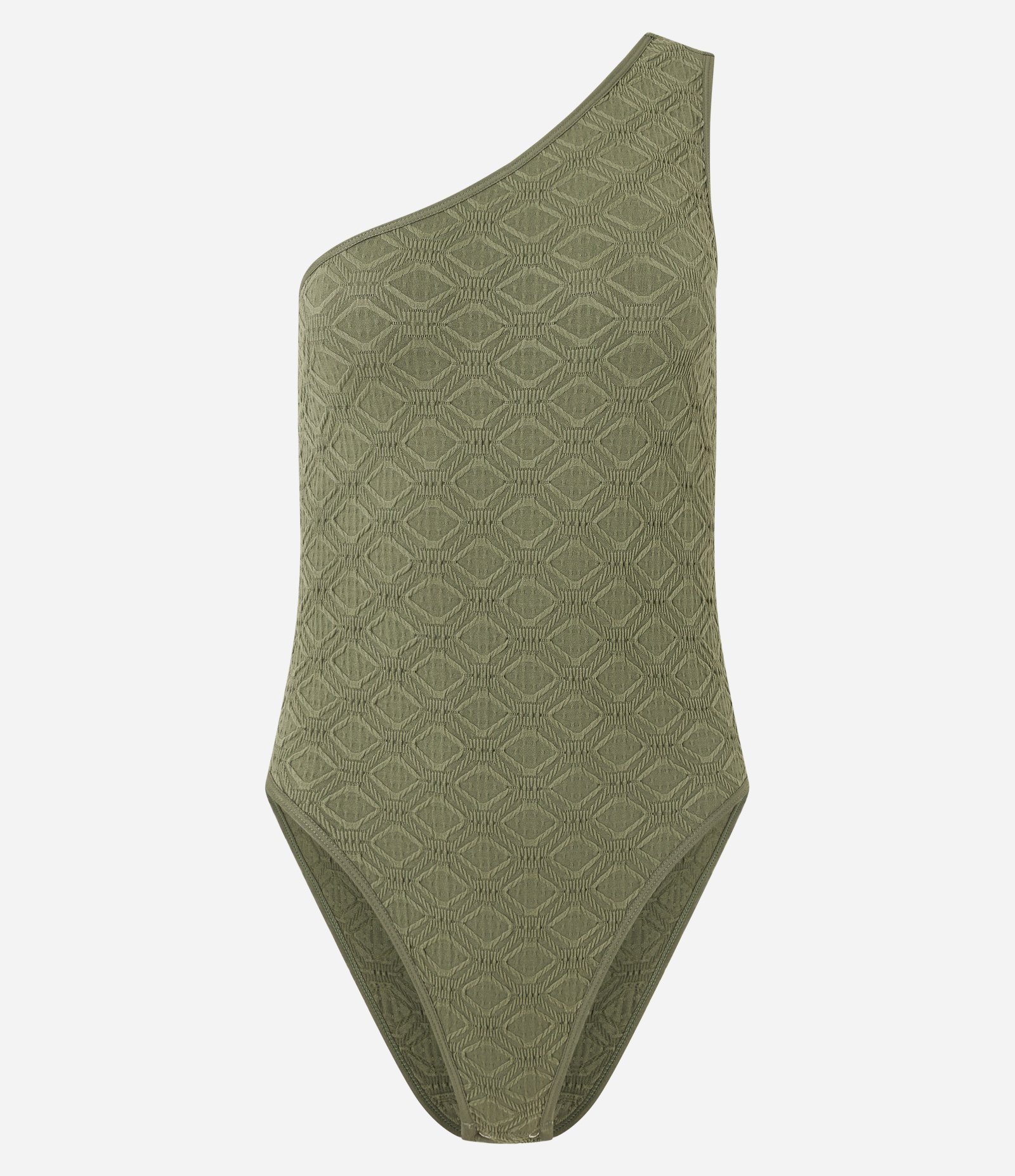 Body Ombro Só Seamless com Textura Verde 4