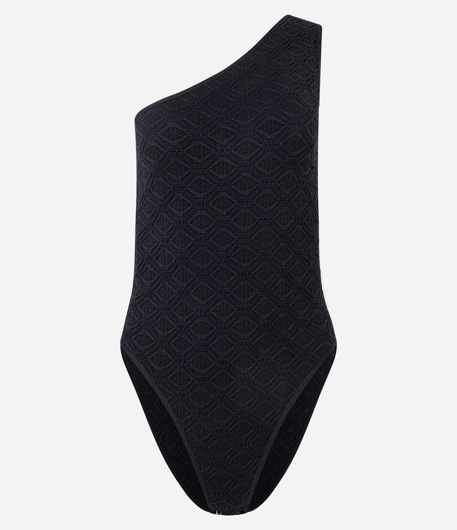 Body Ombro Só Seamless com Textura Preto 4