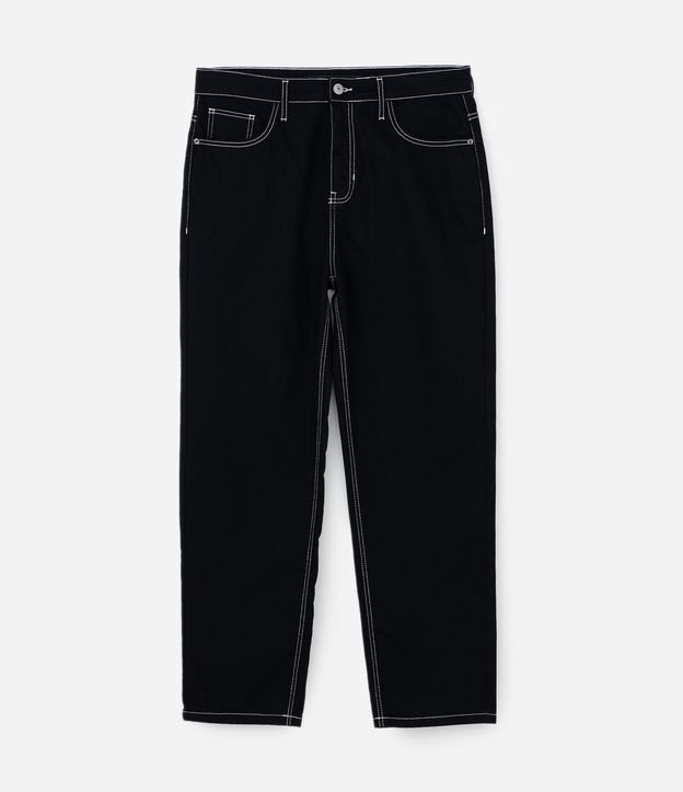Calça Baggy em Sarja