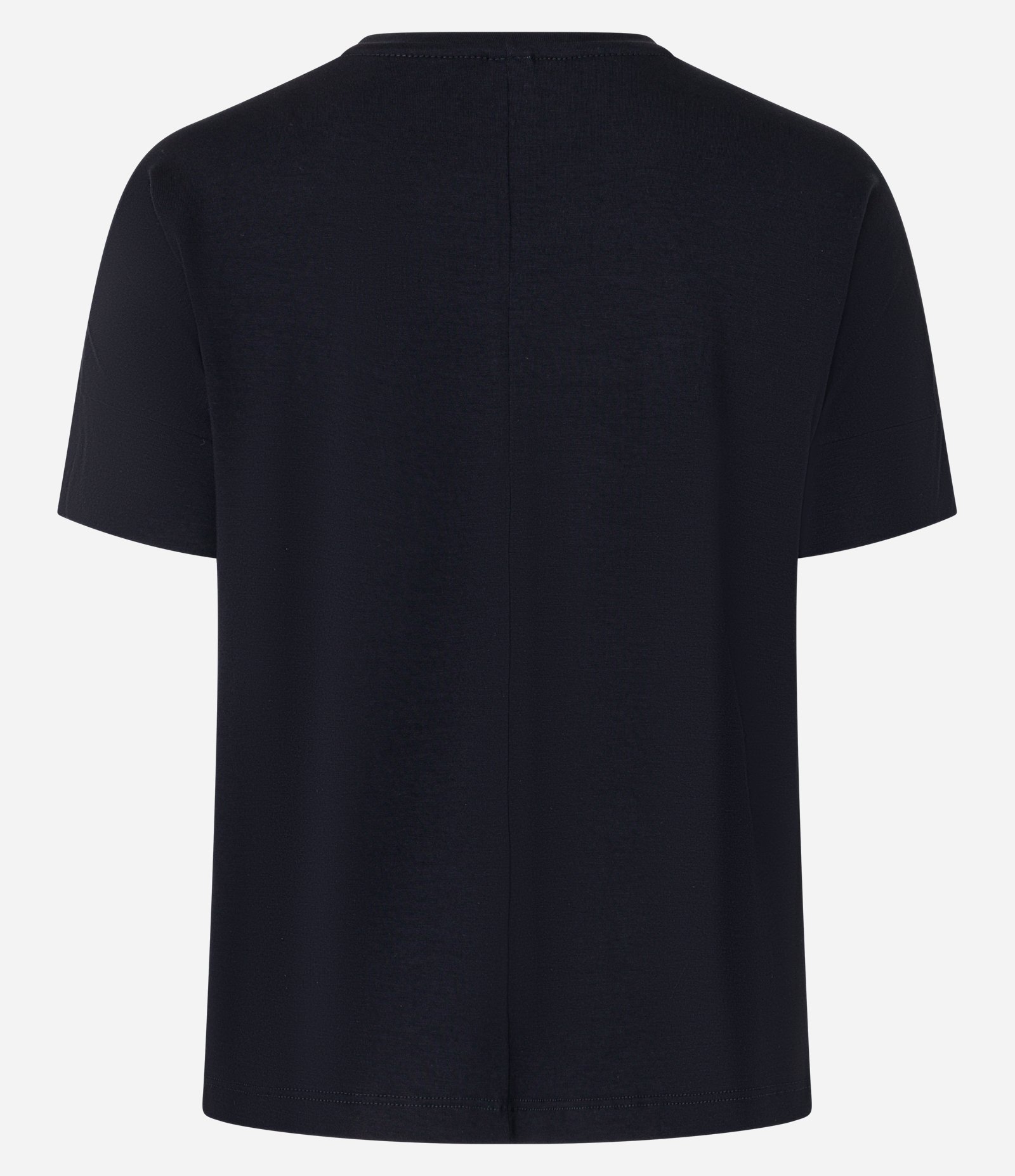 Blusa Sem Cava em Viscose com Gola Redonda Preto 6