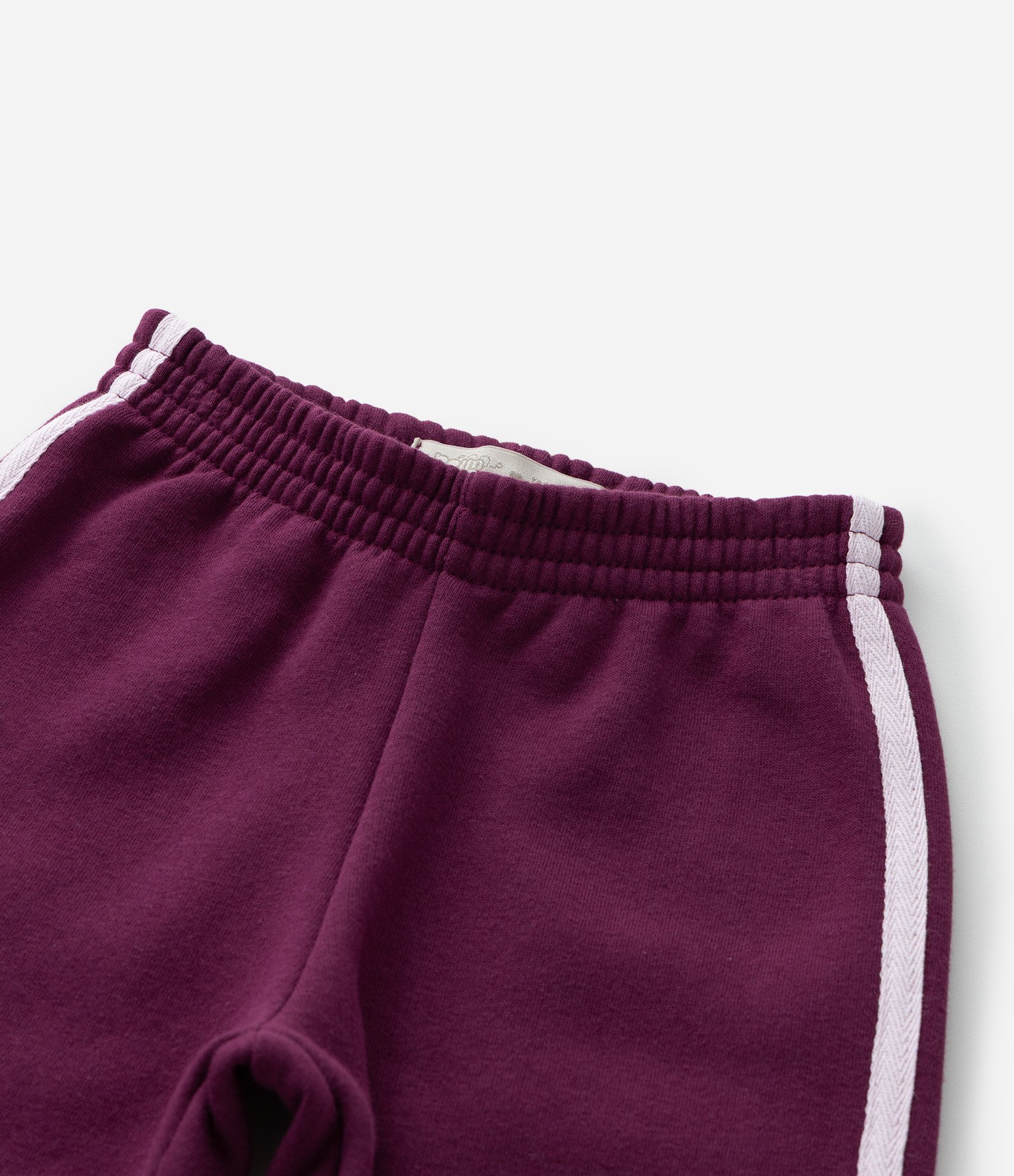 Calça Jogger Infantil Quentinha com Lacinhos Aplicados - Tam 1 a 6 Anos Roxo 5