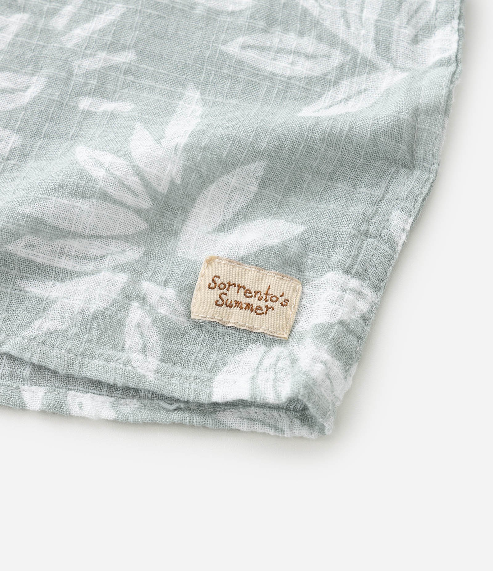 Camisa Infantil Texturizada com Estampa de Folhagens - Tam 1 a 6 Anos Verde 3