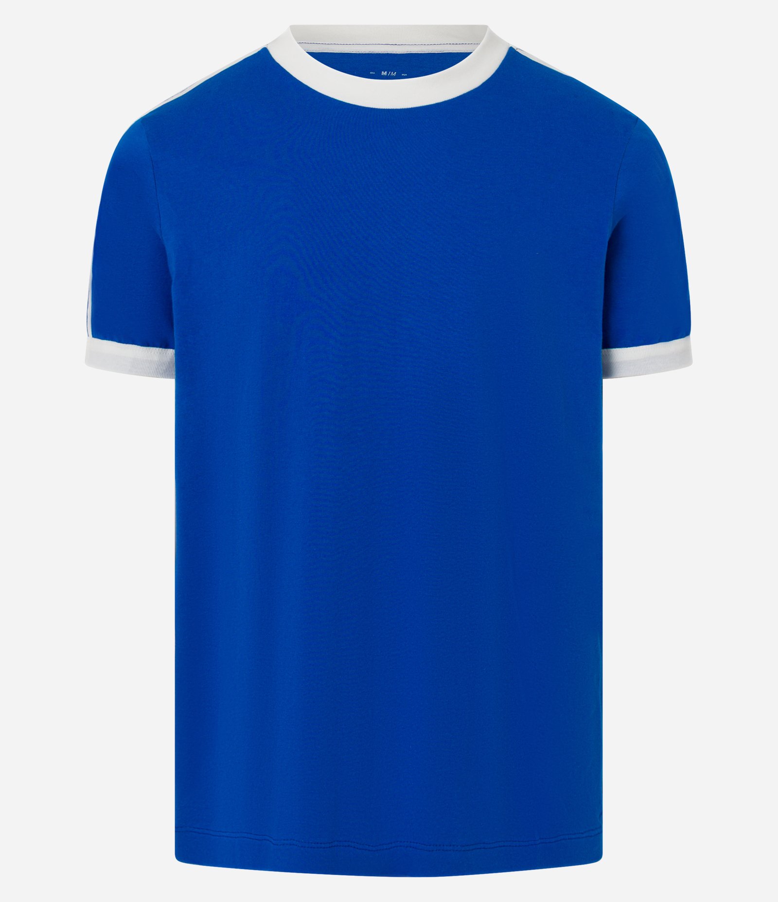 Camiseta Regular em Algodão com Listras nos Ombros 5