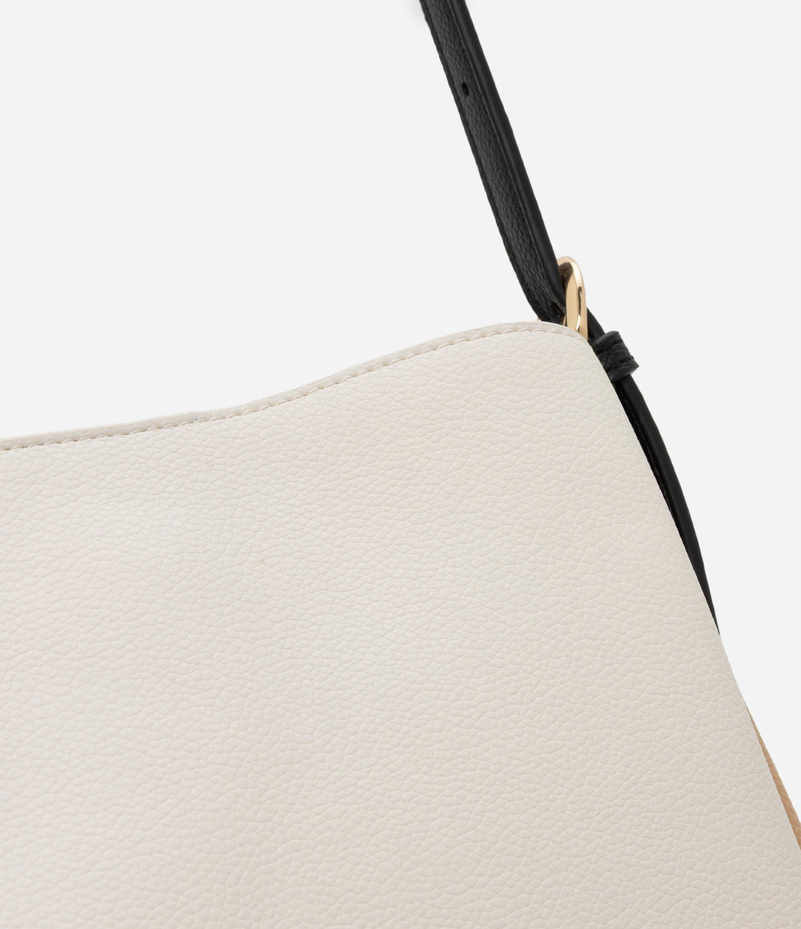 Bolsa Bucket Pequena com Contraste de Cores Off White 4