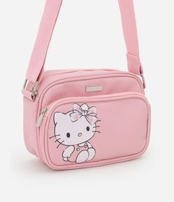 Bolsa Transversal Infantil com Estampa Hello Kitty - Tam Único