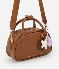 Bolsa Transversal Infantil com Chaveiro Estrelinhas - Tam Único