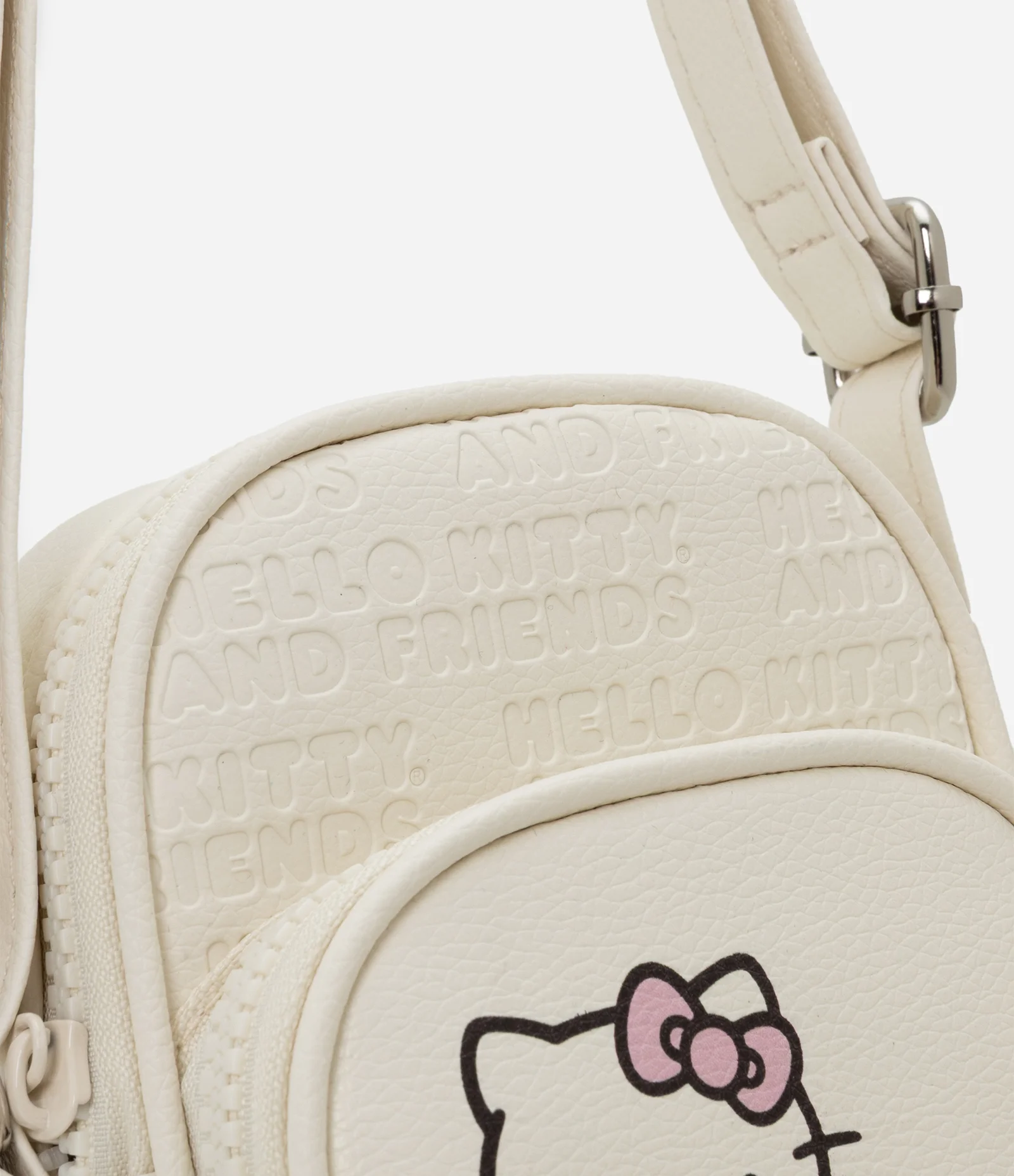 Bolsa Infantil Shouder Bag com Estampa Hello Kitty e Amigos - Tam Único Off White 4