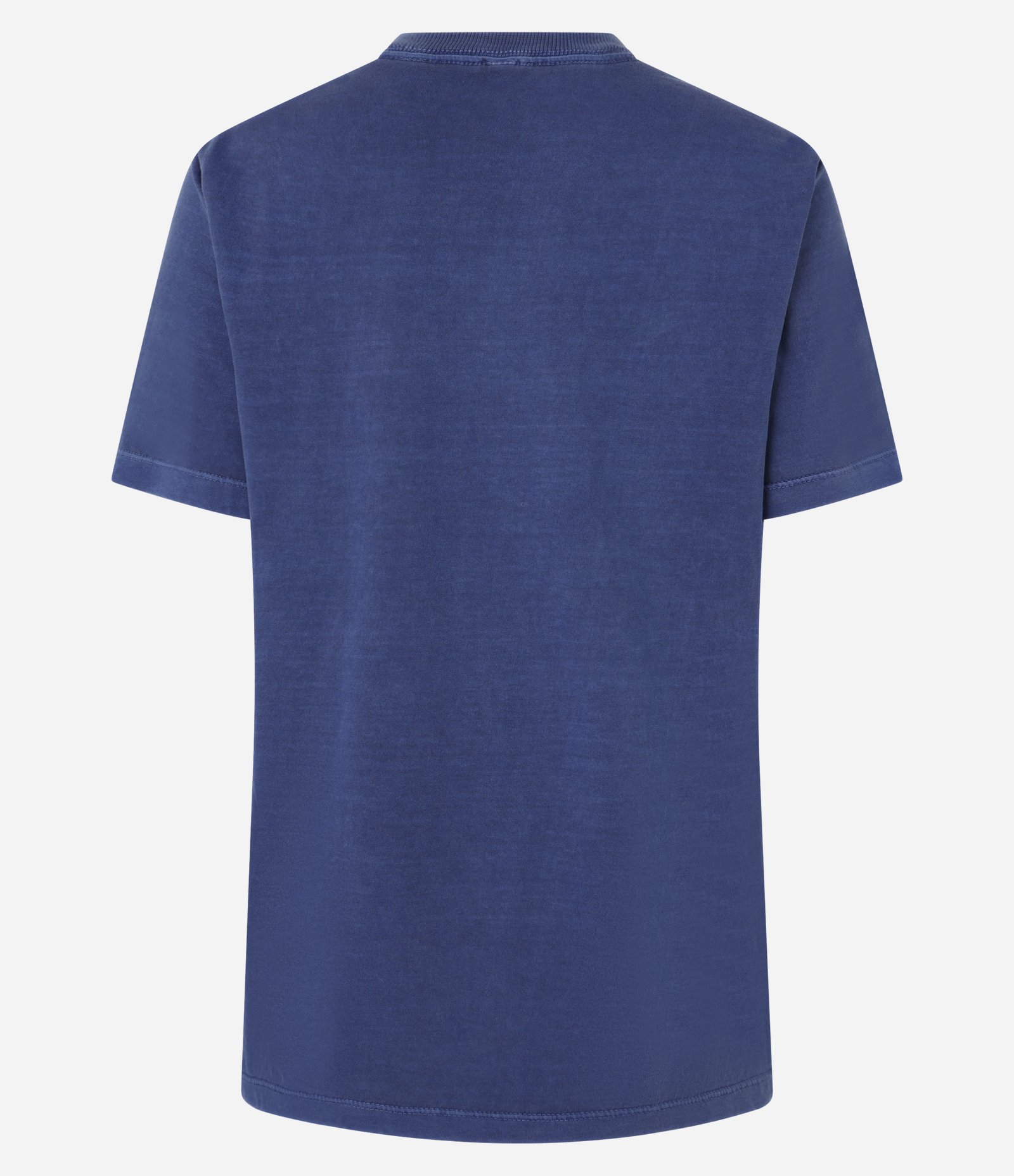 Camiseta Alongada em Algodão com Lettering Kansas City Azul 5