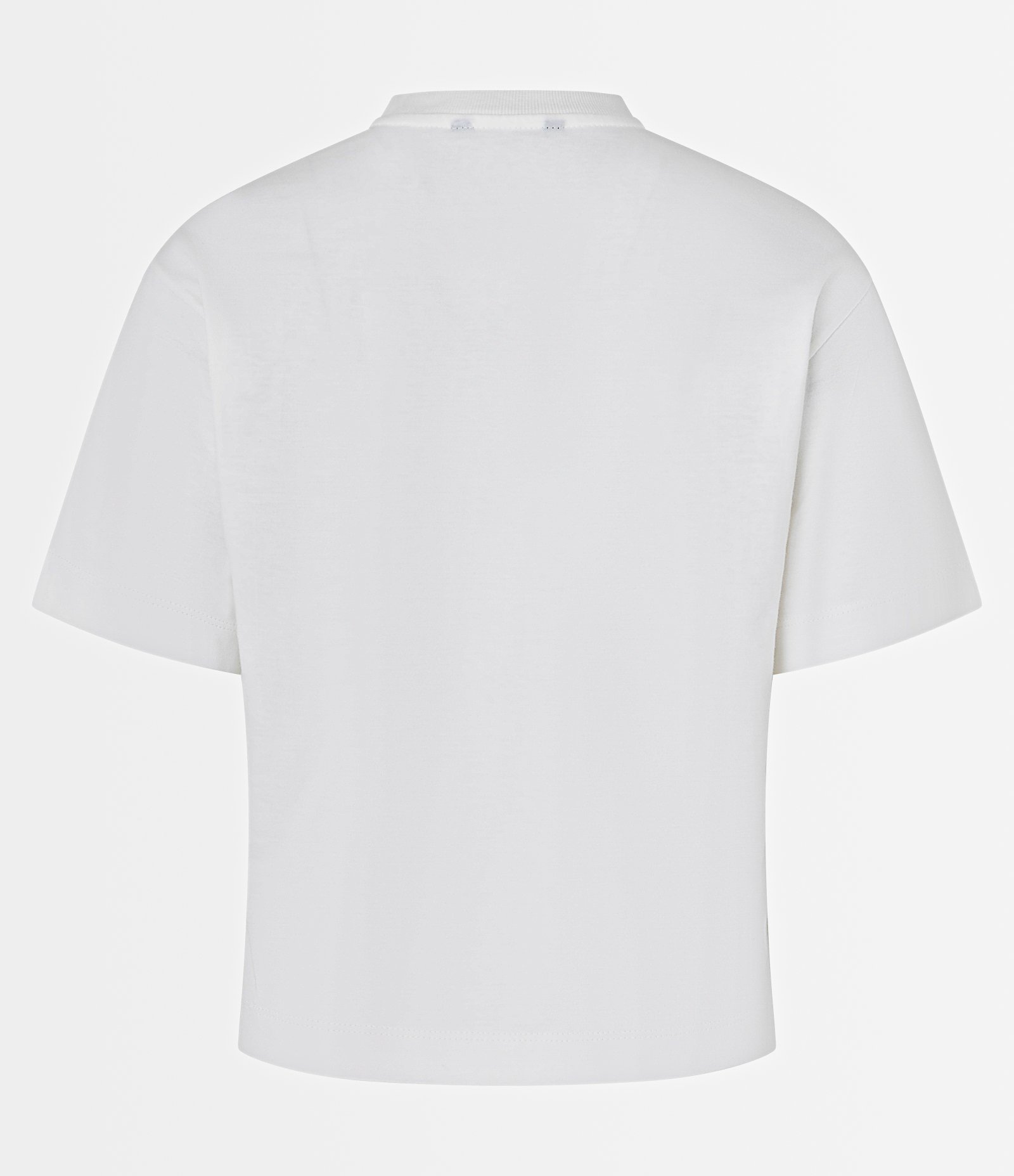 Blusa em Algodão com Flores de Tecido no Ombro Branco 6