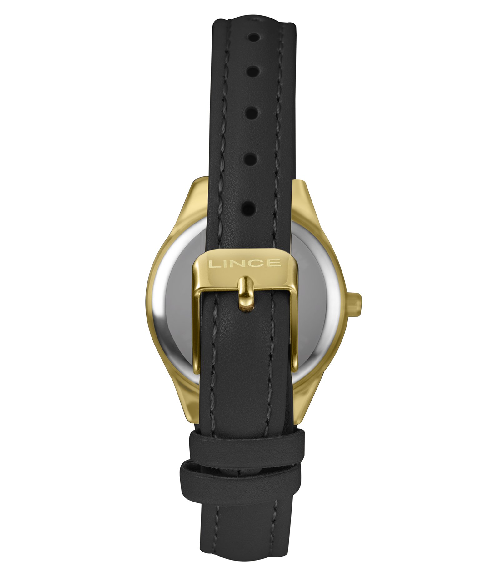 Kit Relógio Analógico Feminino Lince Preto 3