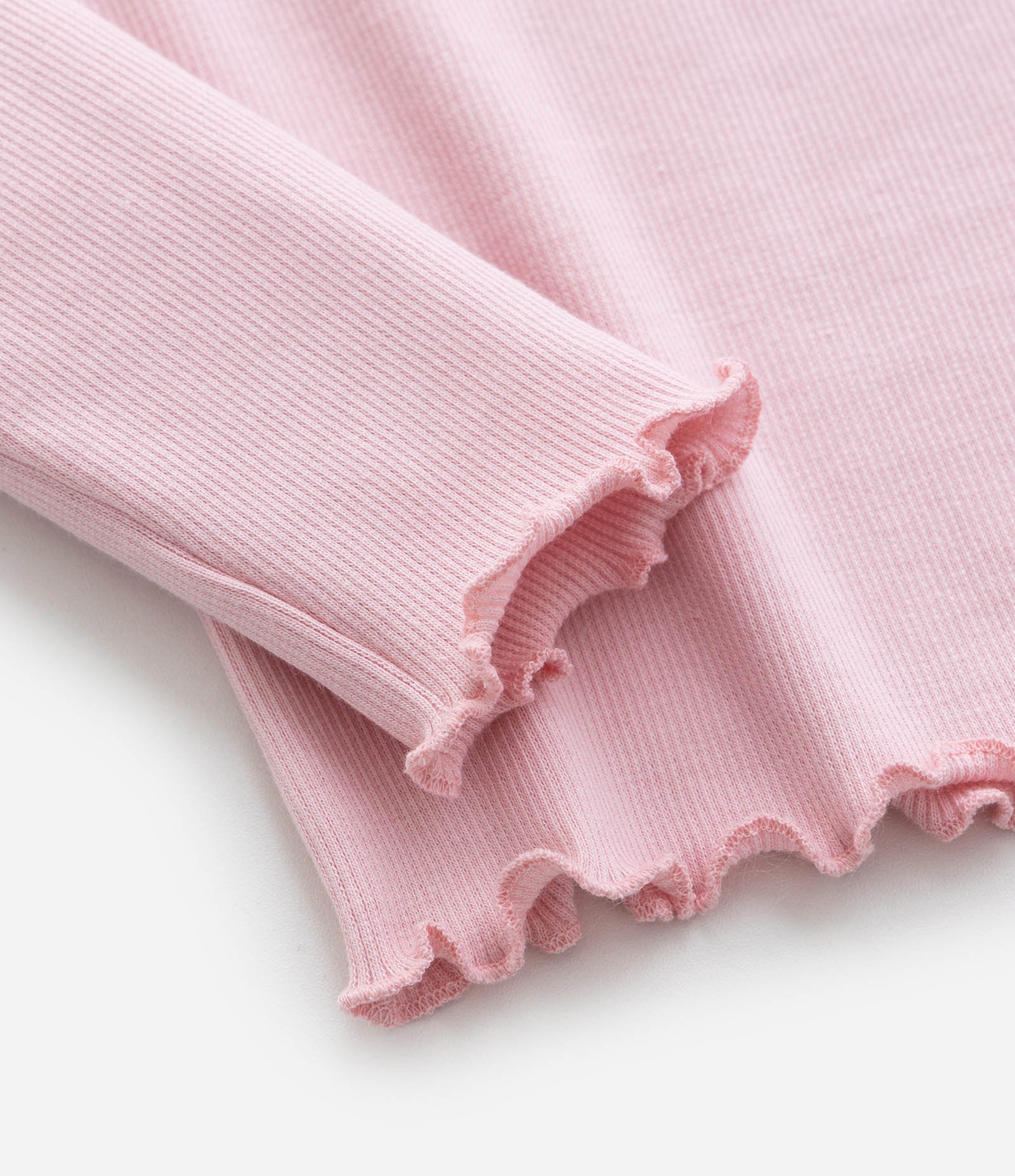 Blusa Infantil Canelada com Estampa Mini Coração - Tam 1 a 6 Anos Rosa 4