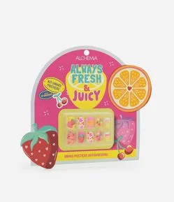 Conjunto de Unhas Postiças Frutas Alchemia