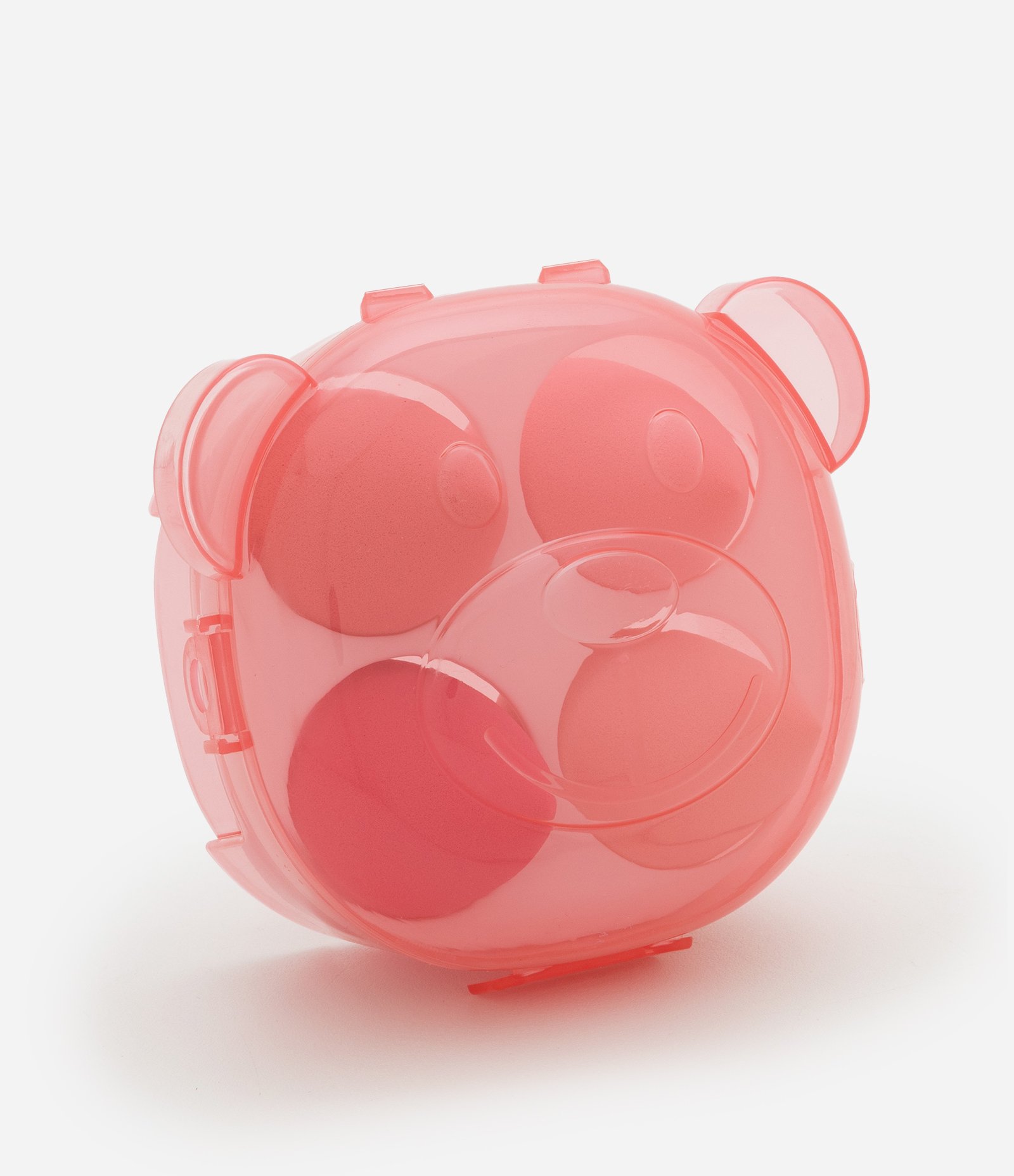 Kit com Quatro Esponjas E Estojo Em Formato De Urso Kids Alchemia COLORIDO 5