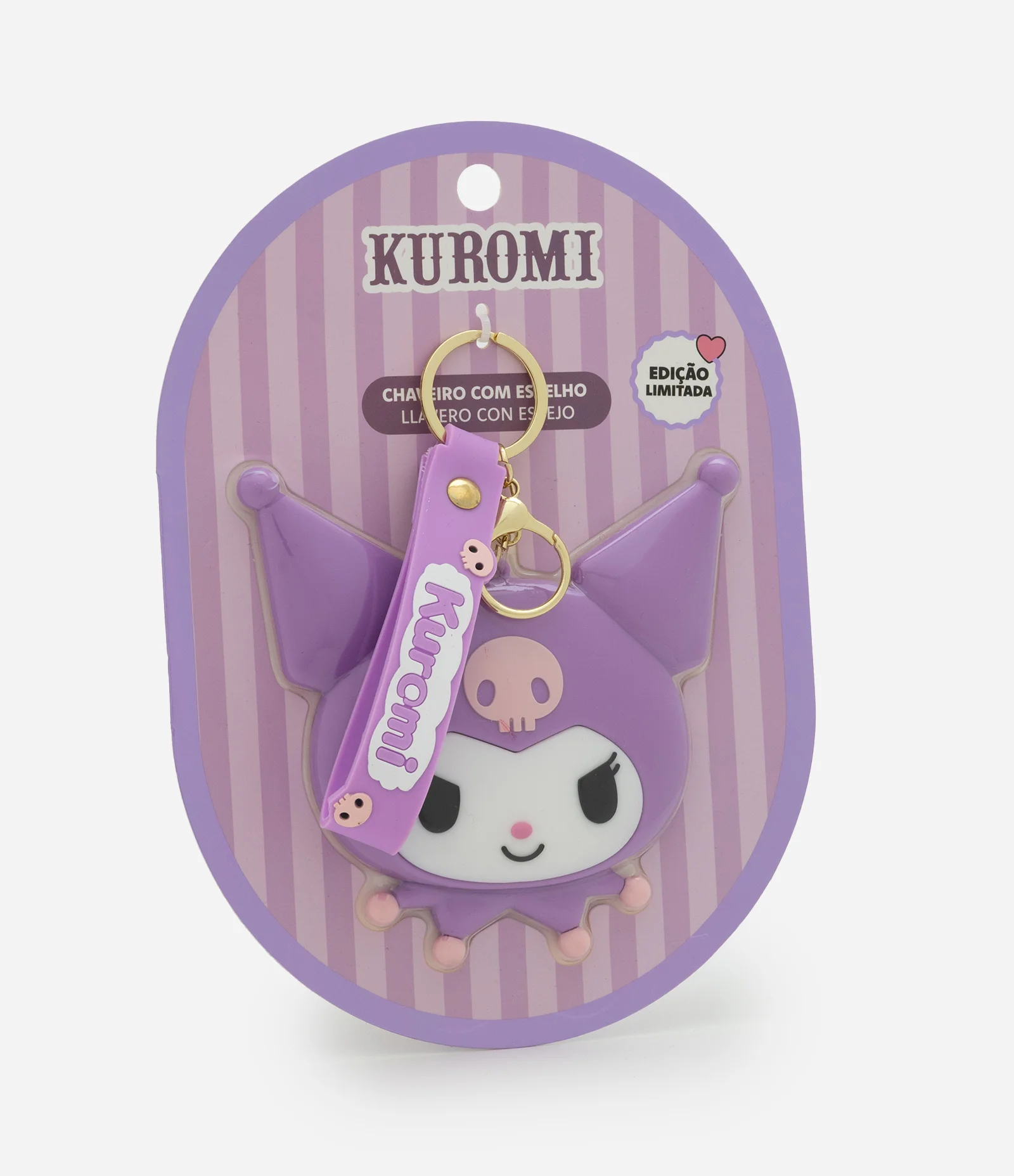 Espelho com Chaveiro Kuromi Alchemia Colorido 1