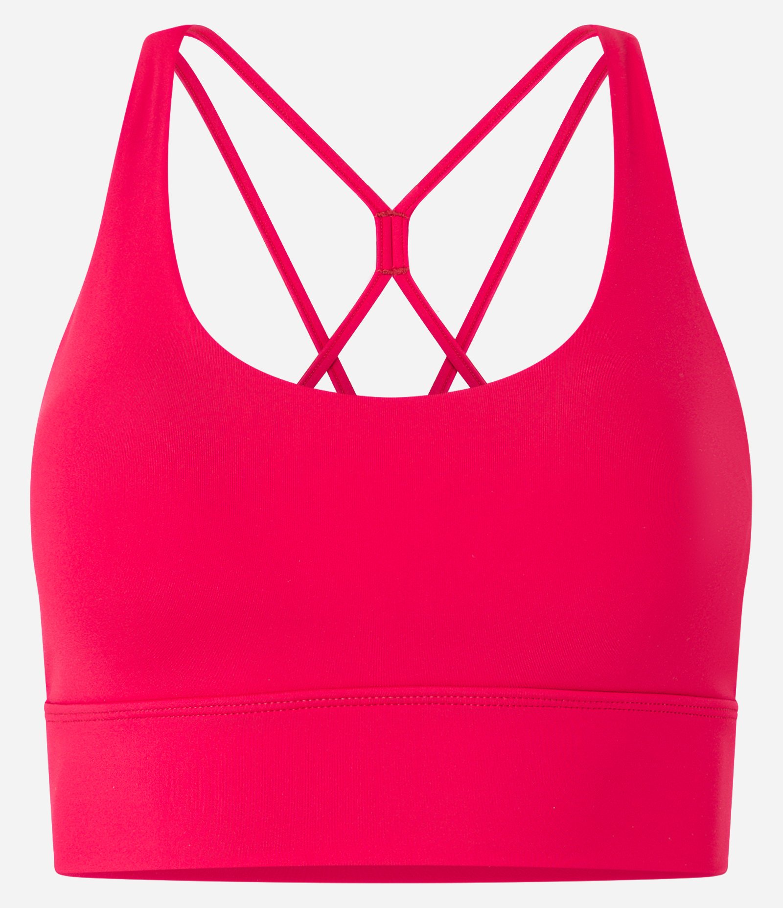 Top Esportivo Alongado com Bojo e Tiras Diferenciadas nas Costas Vermelho 6