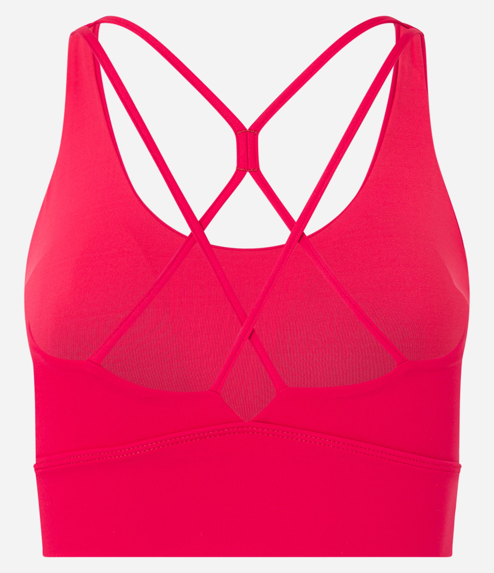 Top Esportivo Alongado com Bojo e Tiras Diferenciadas nas Costas Vermelho 7