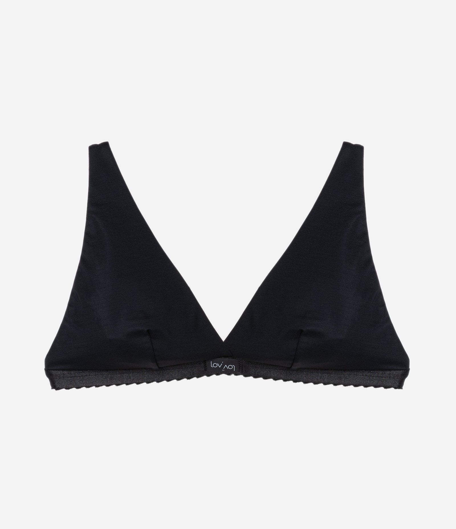 Sutiã Top Triangular em Microfibra LYCRA® XTRA LIFE™ Preto 8