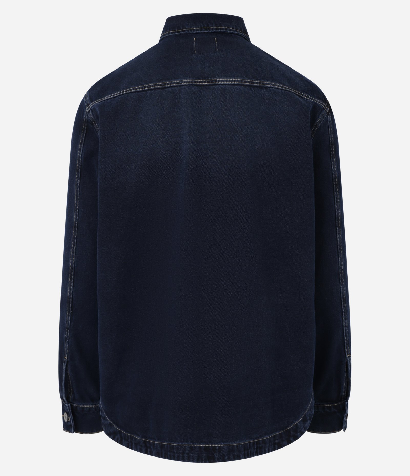 Camisa Oversized em Jeans Azul 7